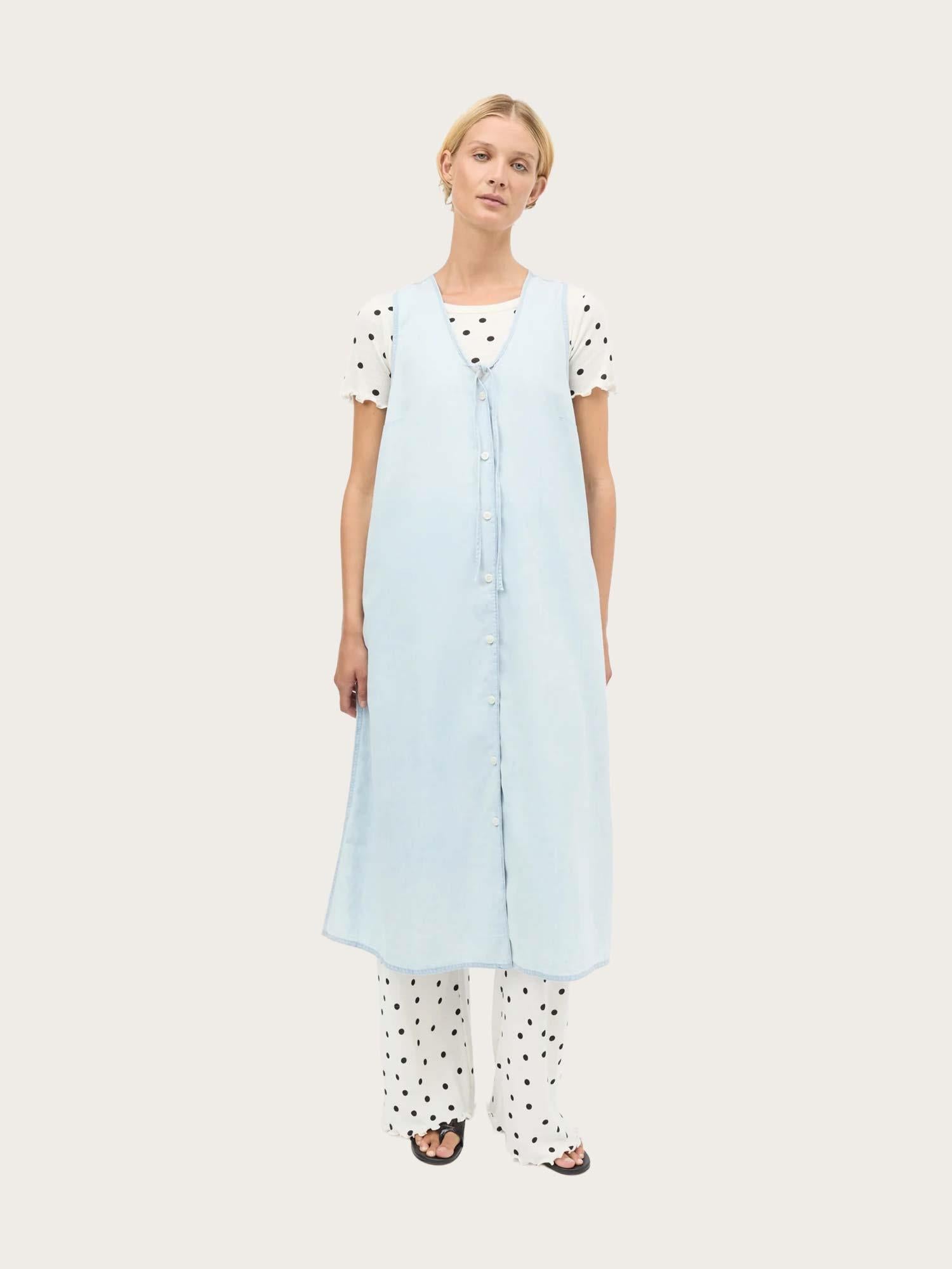 Air Denim Pauline Dress - Sunbleached Blue