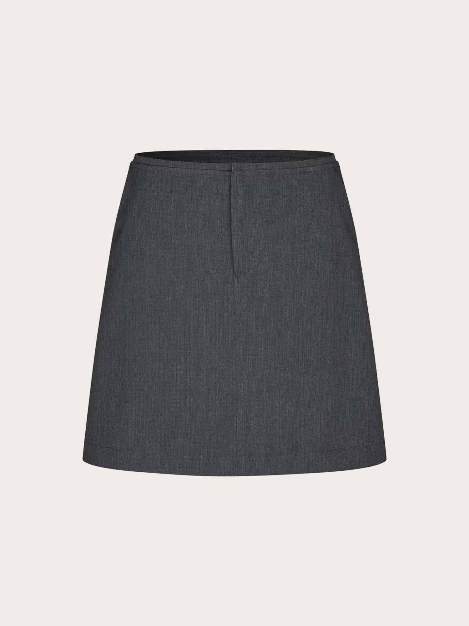 Enalessia Skirt - Dark Grey Melange