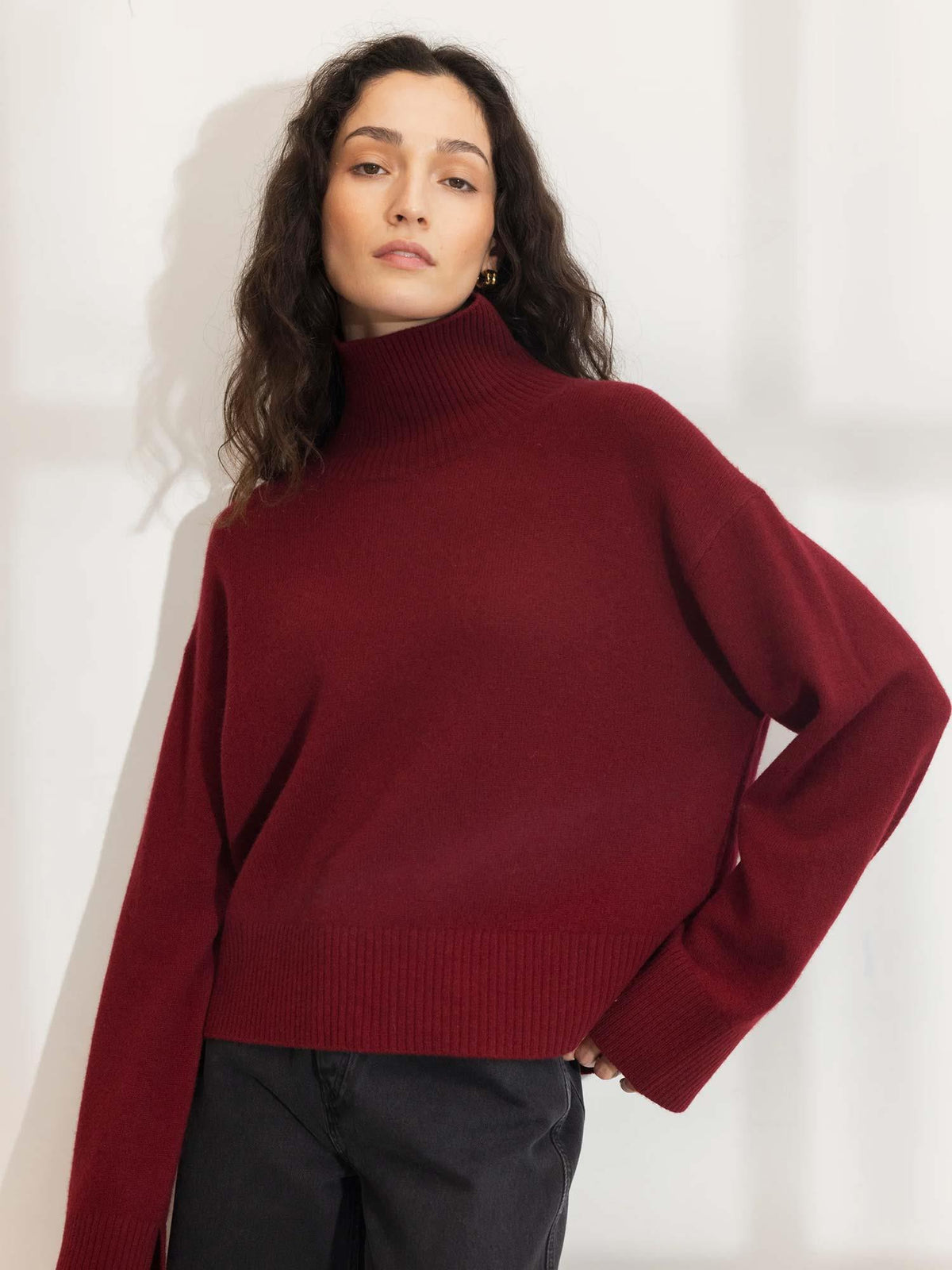 Abigail Knit - Dark Red