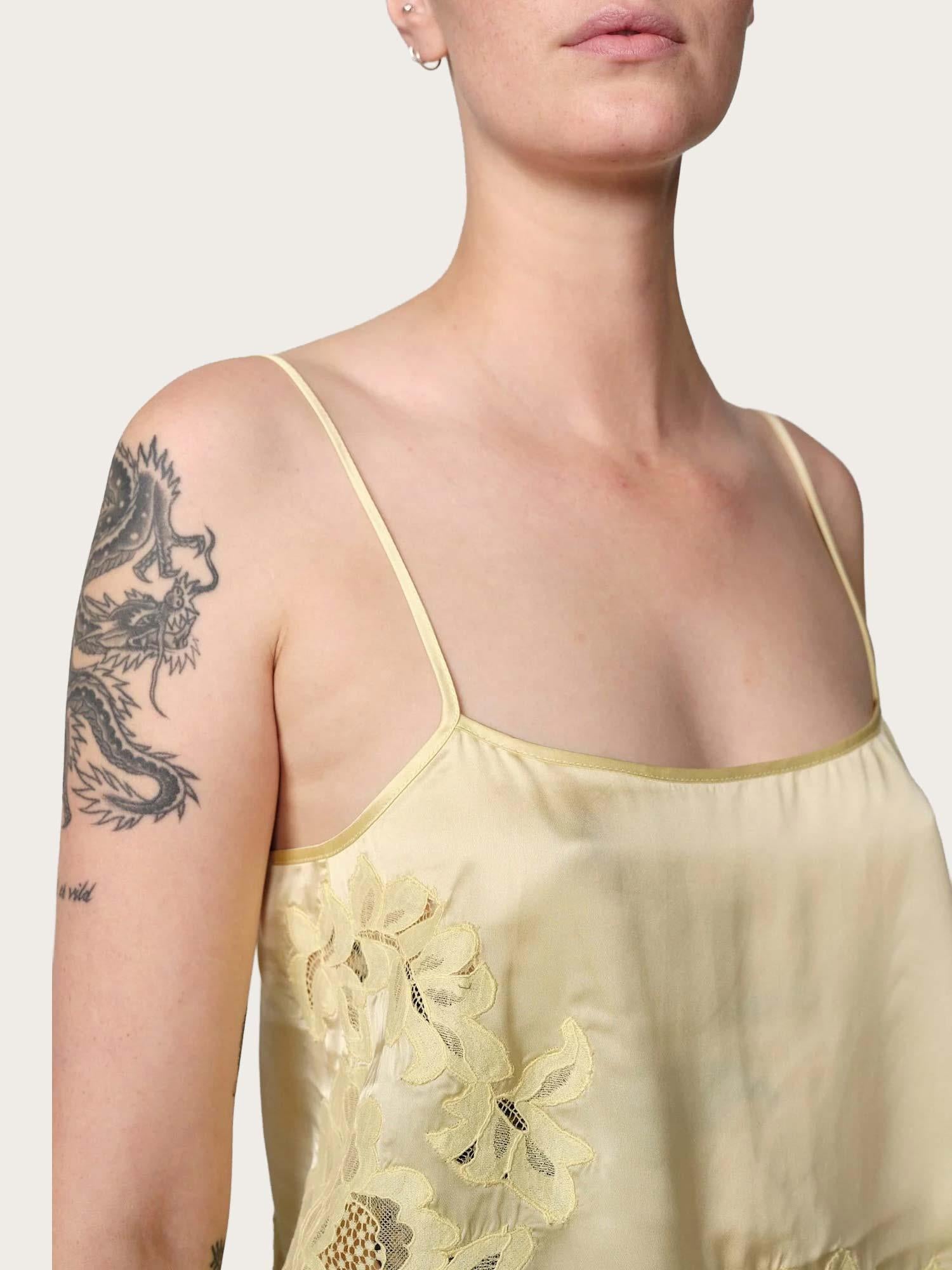 Frida Top - Pale Lime