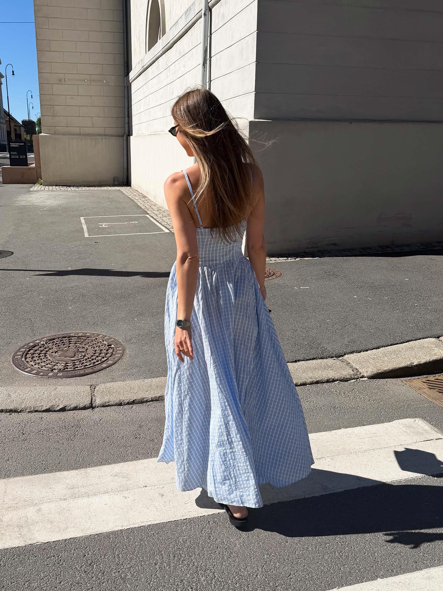 Chiara Midi Dress - Paloma Check