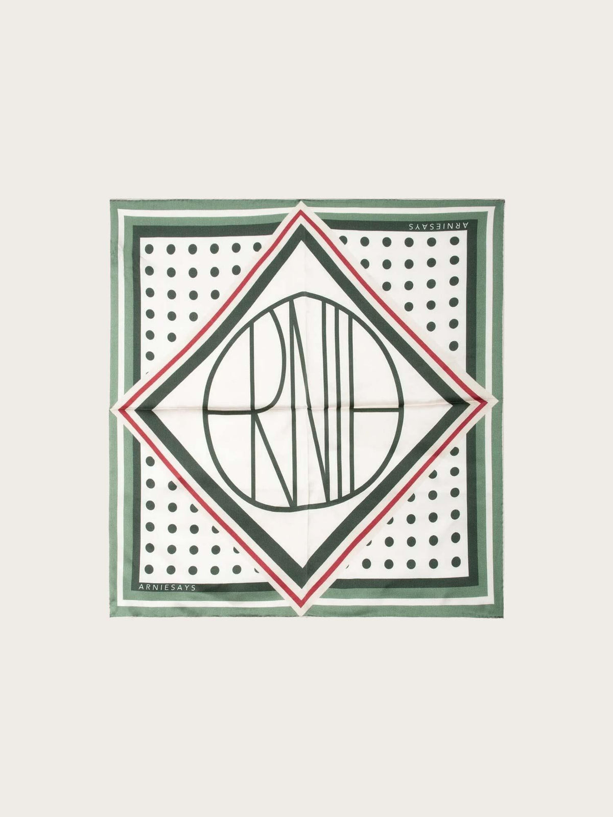 Kensington Silk - Green Multi
