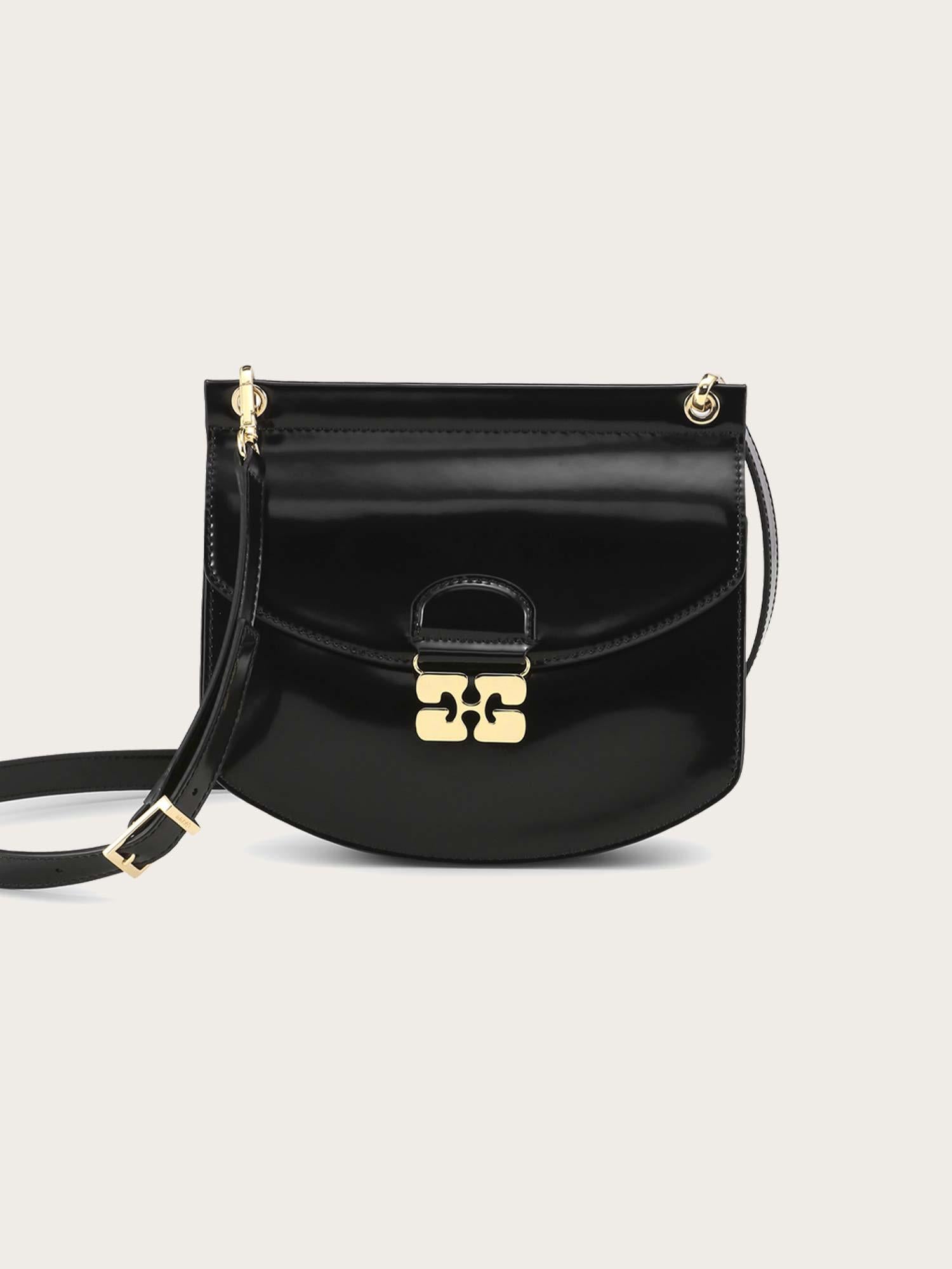 A6112 Apo-G Bag Small Patent - Black