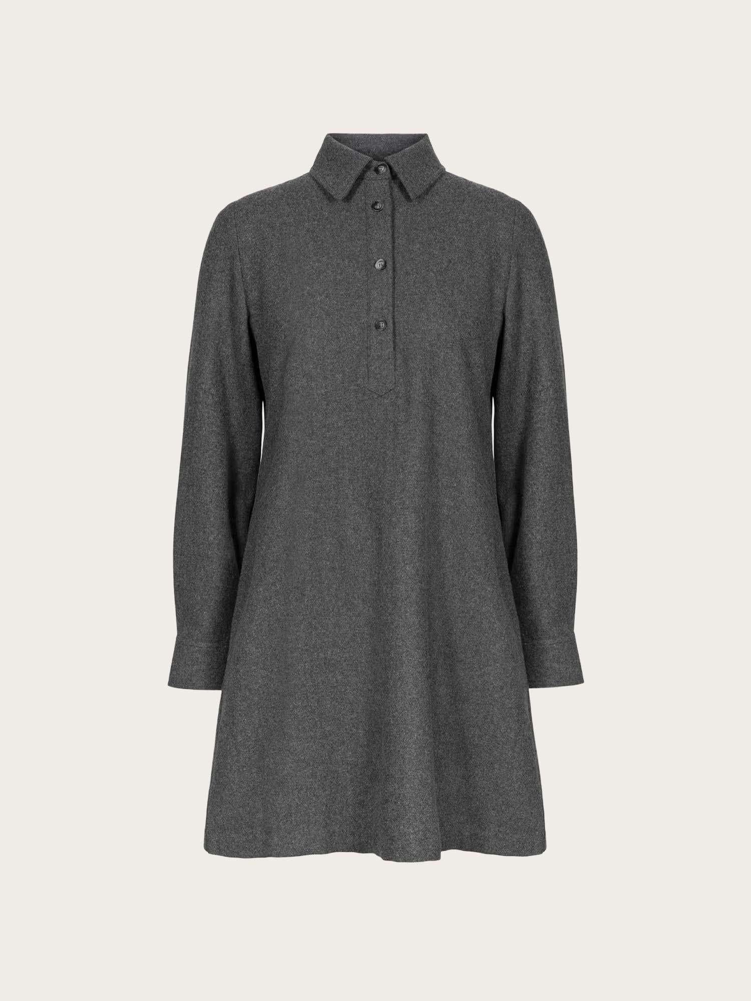 Odette Dress - Grey Melange
