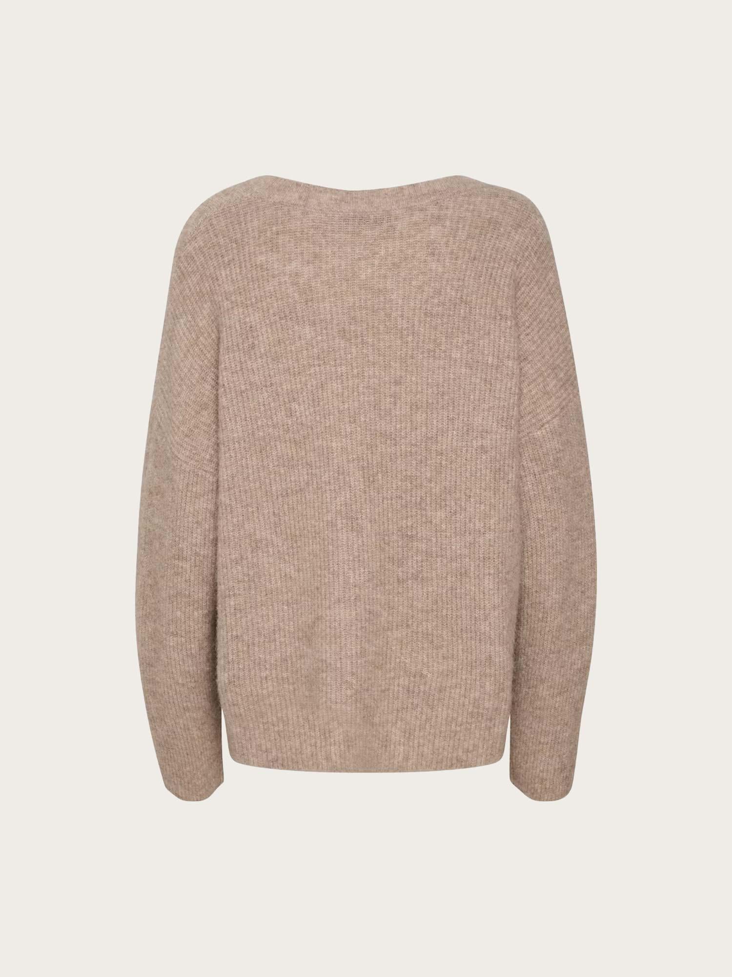 Alpha V-Neck - Warm Sand Melange