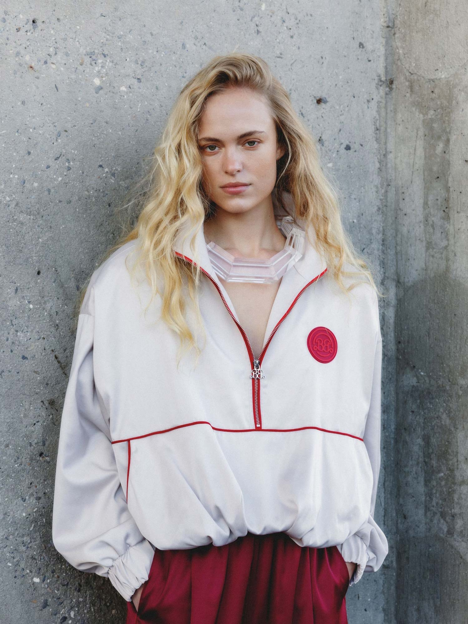 Barbie X Gestuz Ricky Track Jacket - Whitecap Gray