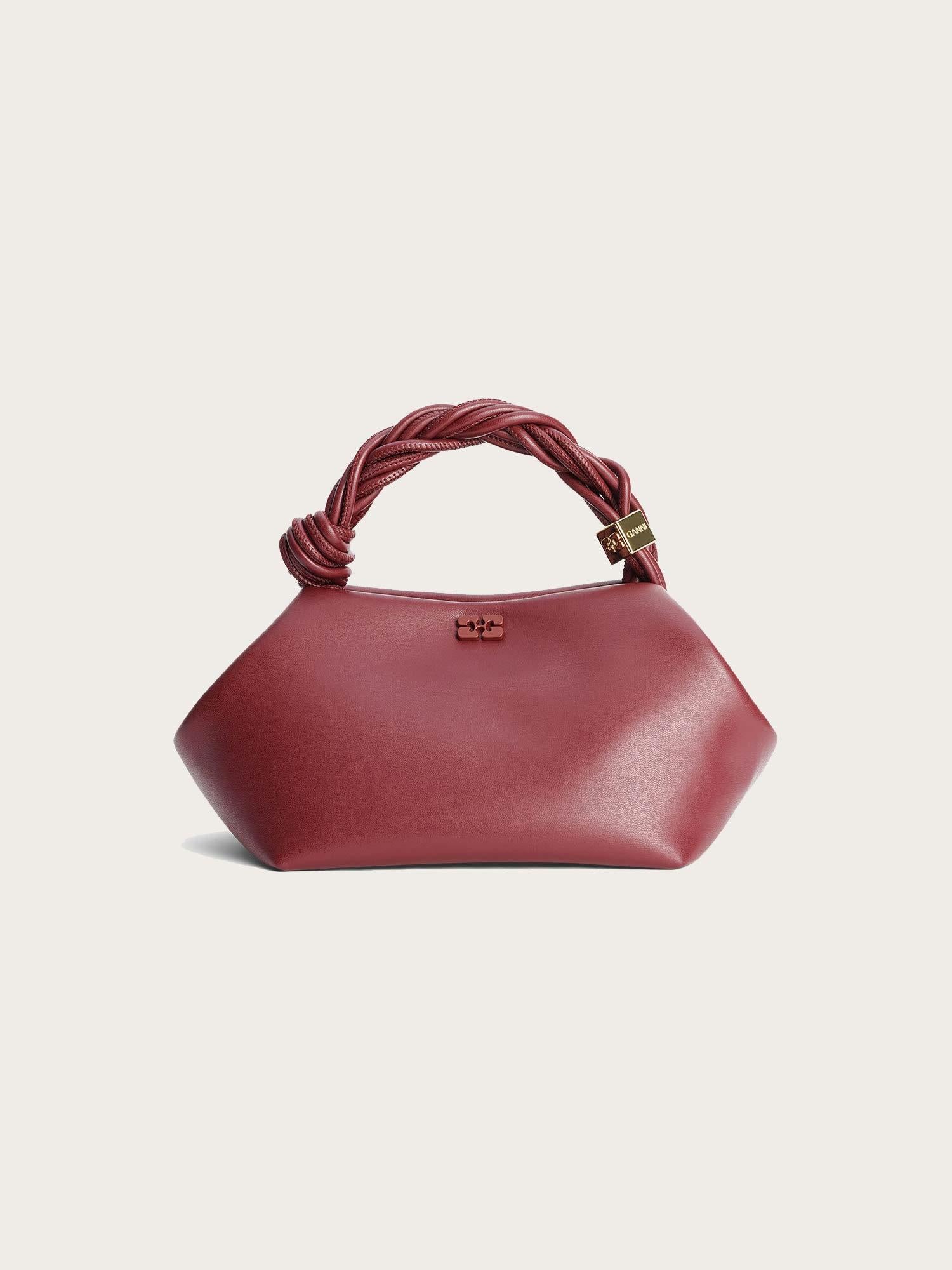 A5313 Ganni Bou Bag Small - Burgundy