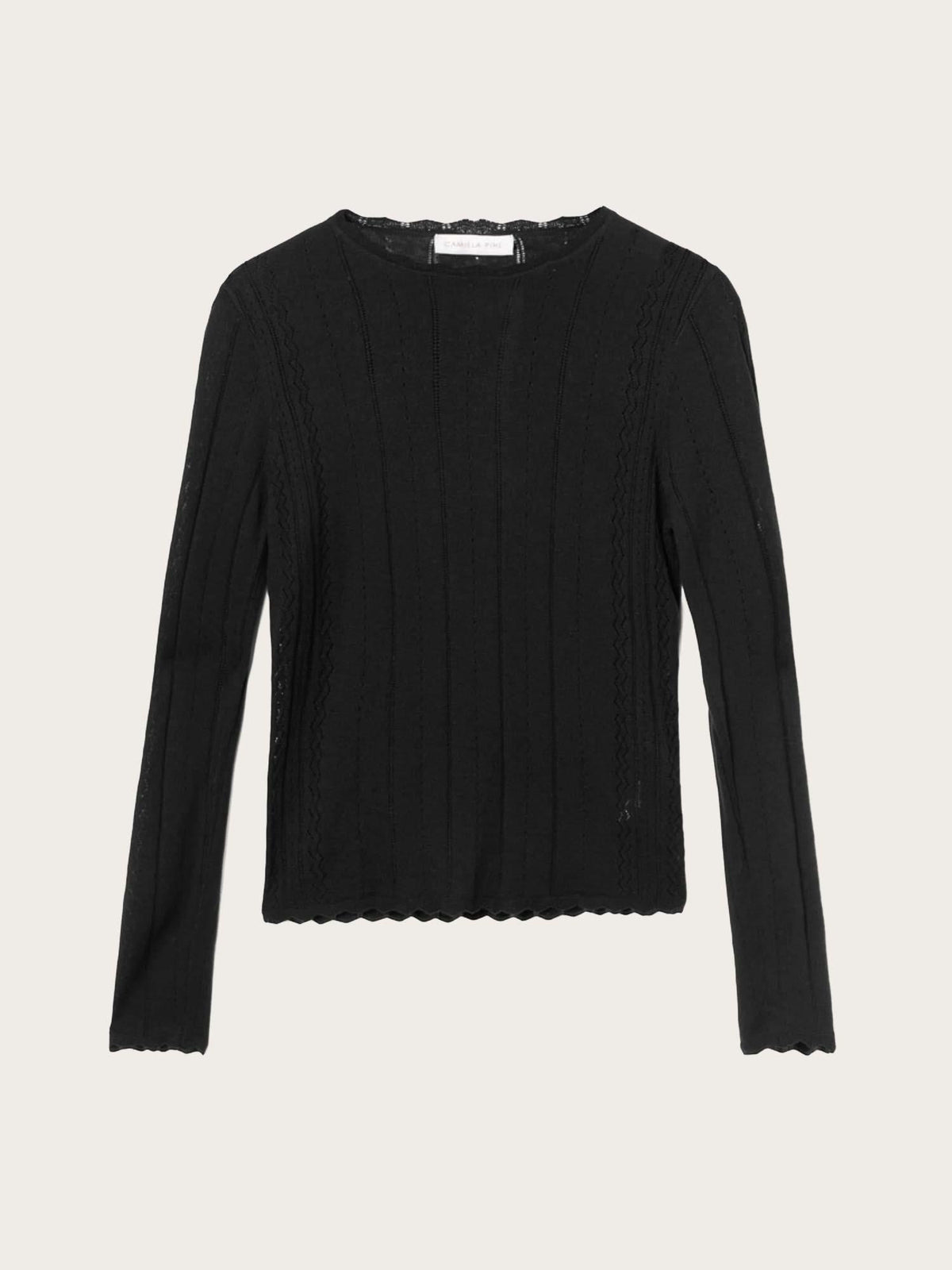 Safir Knit Top - Black