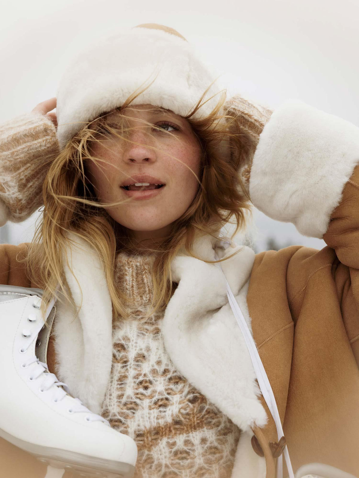 Azta Beanie - Camel Suede