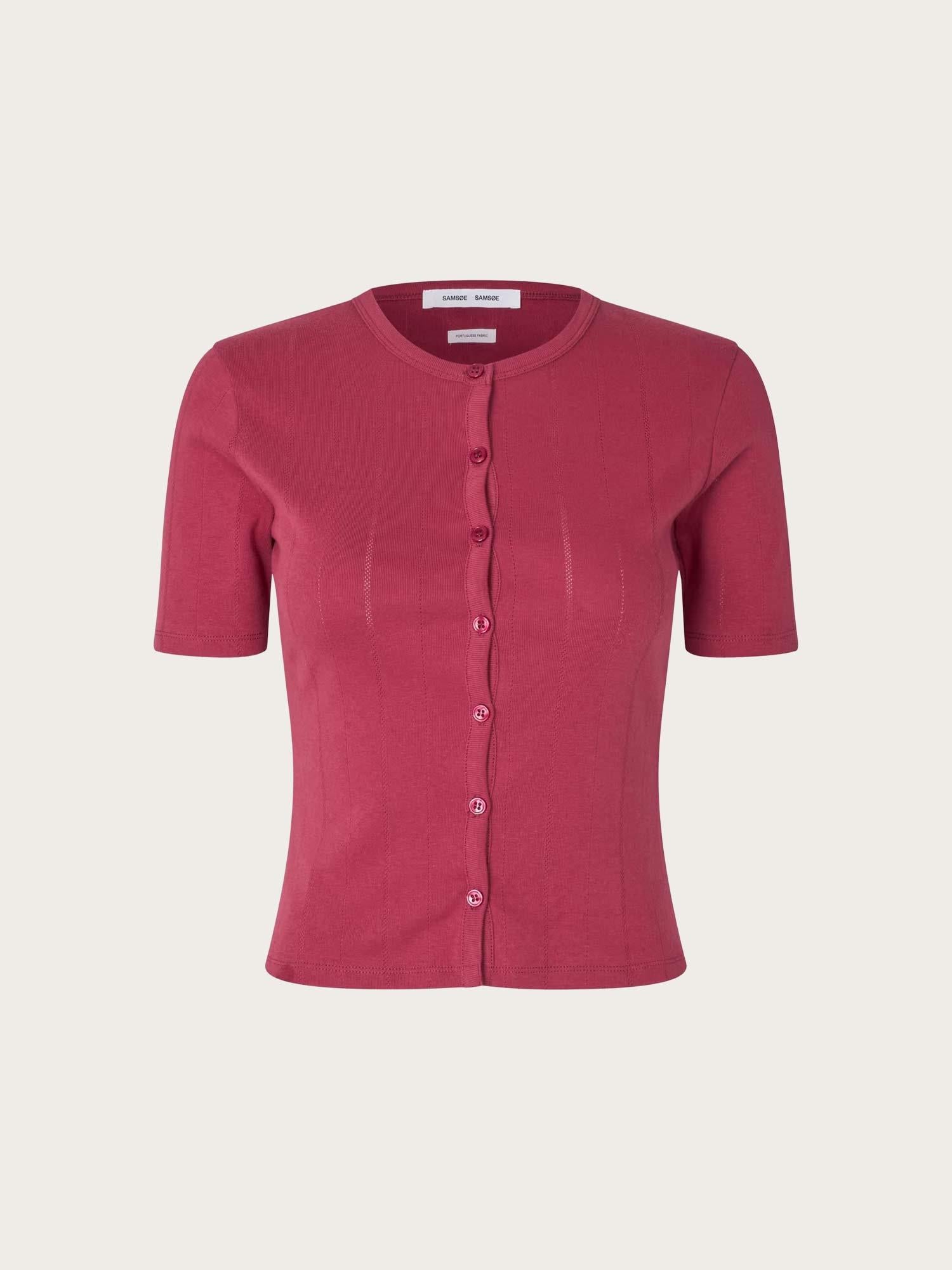 Sajuni ss Cardigan - Dry Rose