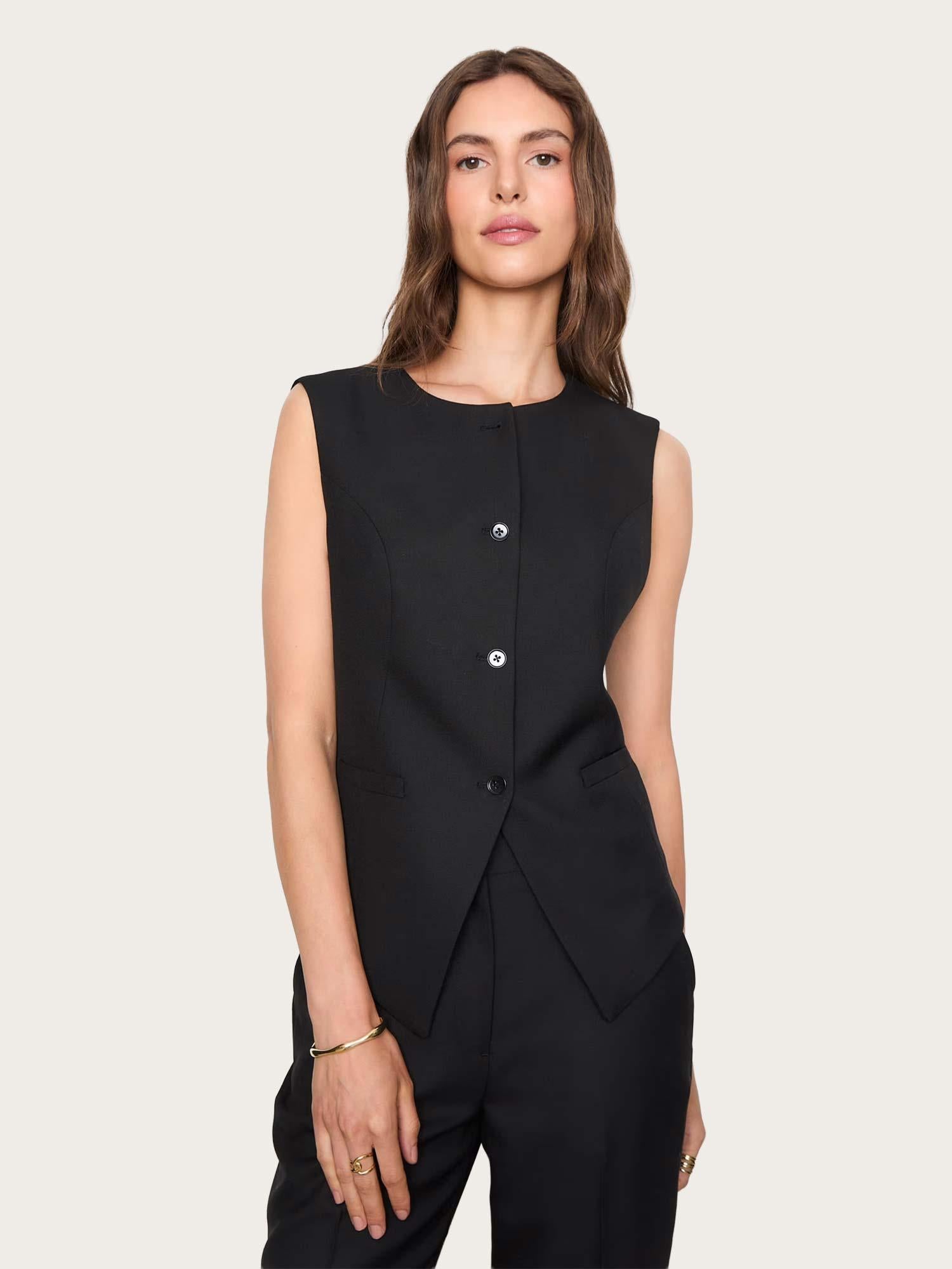Viola Vest - Black
