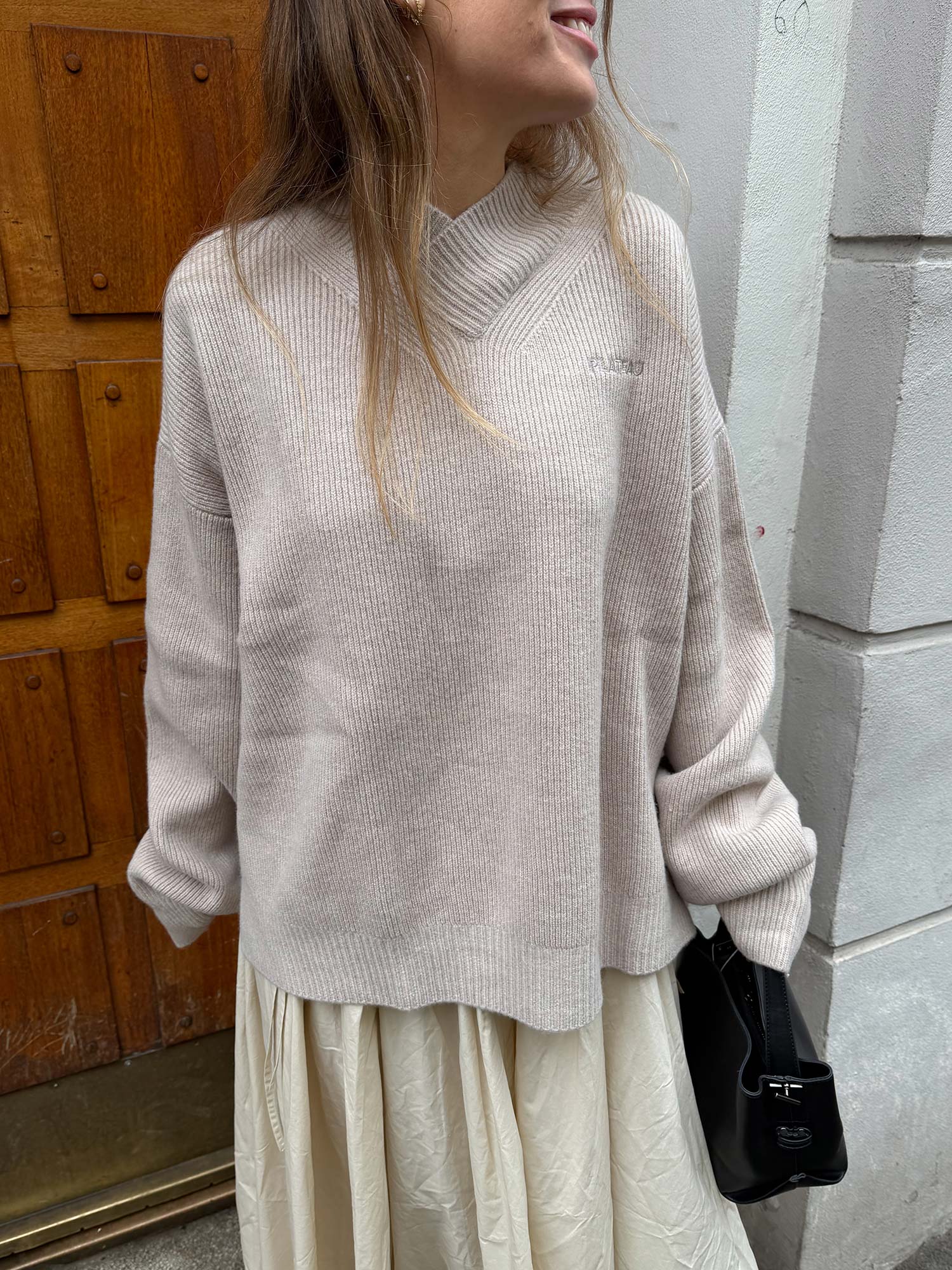 Frame Oversized Sweater - Snowday
