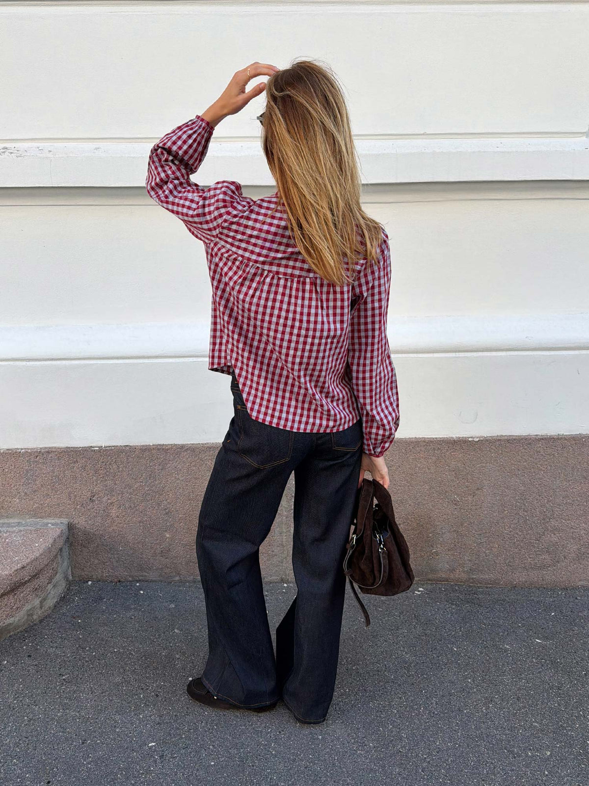 Bellier Blouse - Red Check