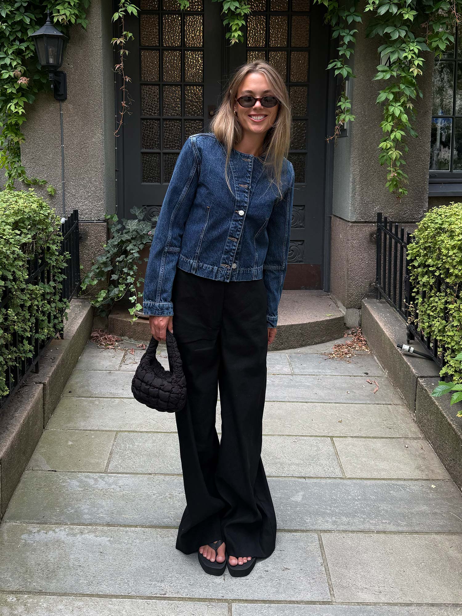LauraFV 769  Long - Black linen