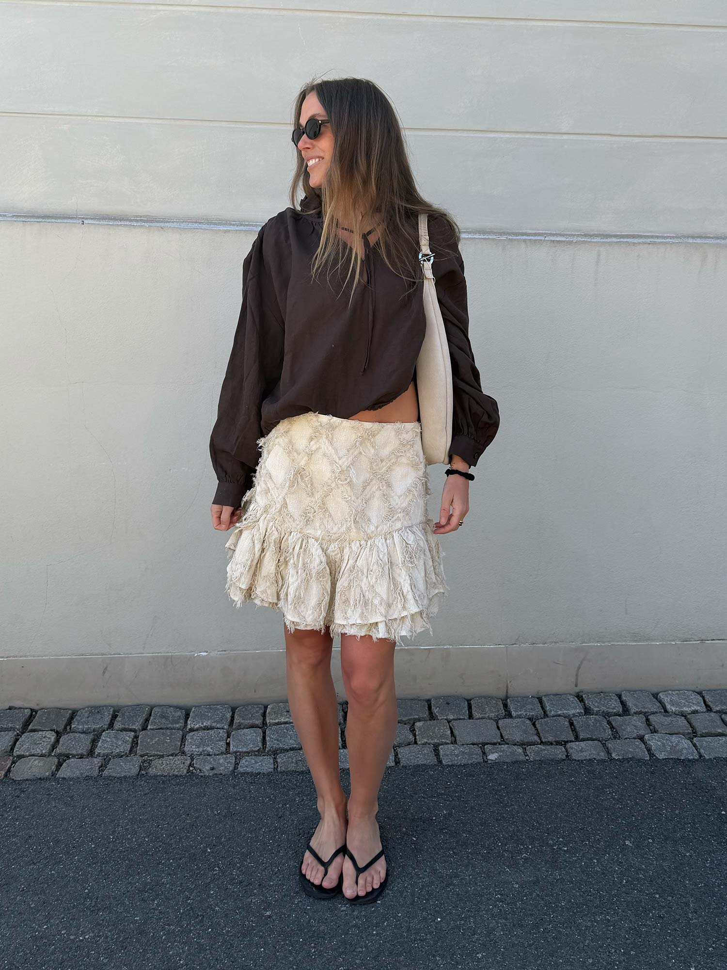 Brooke Blouse - Cocoa Brown
