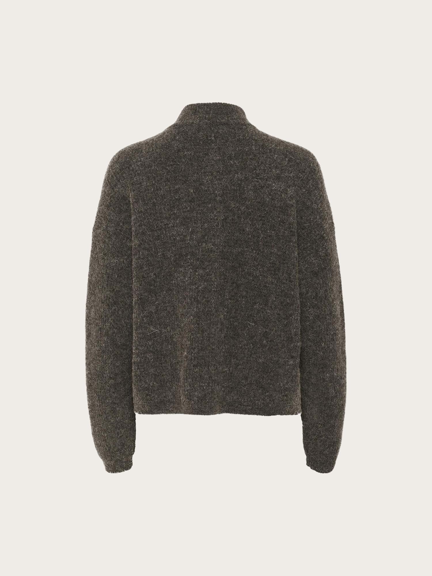 Alpha Short Cardigan - Chestnut Melange