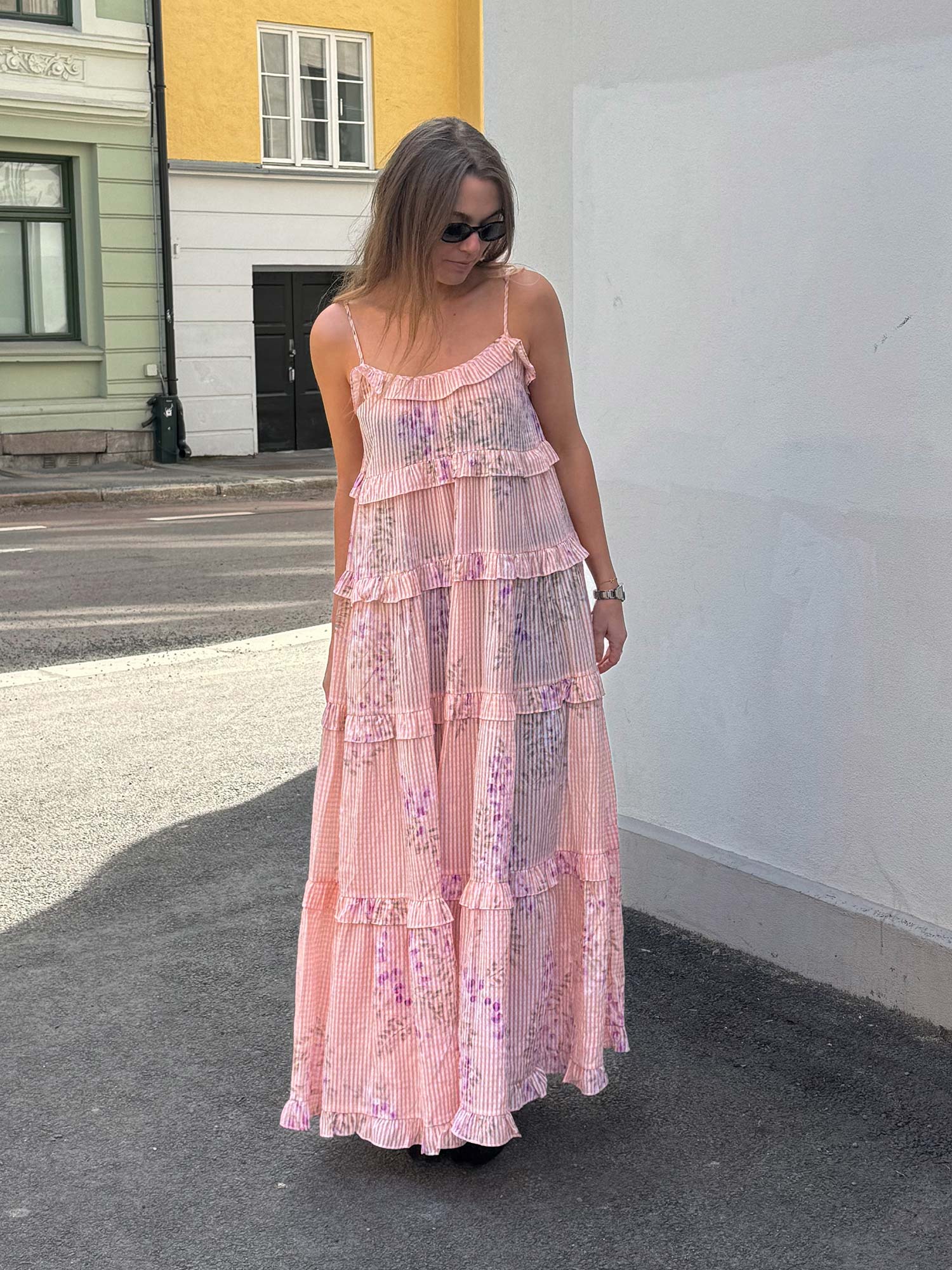 Checks Strap Dress - Flourish