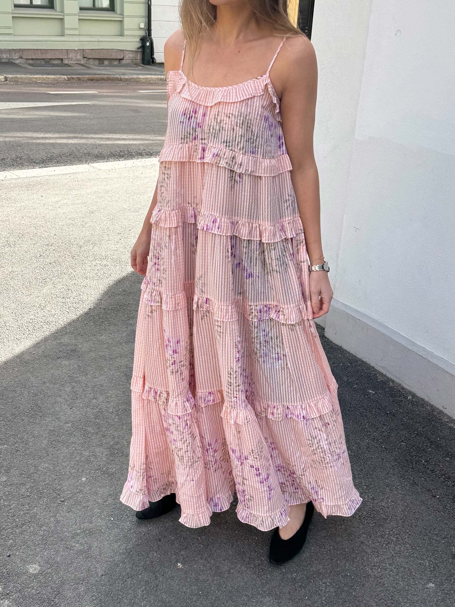 Checks Strap Dress - Flourish