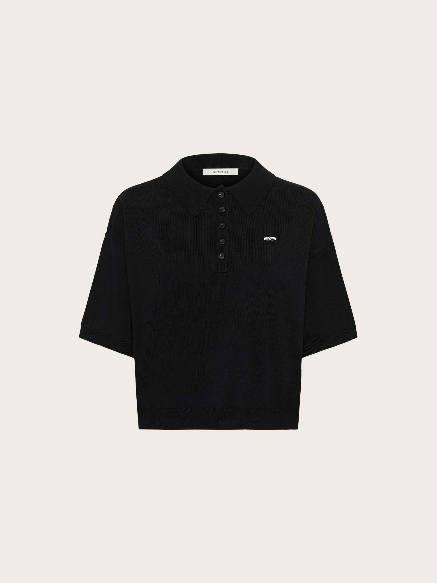 Talla ss Polo Pullover - Black