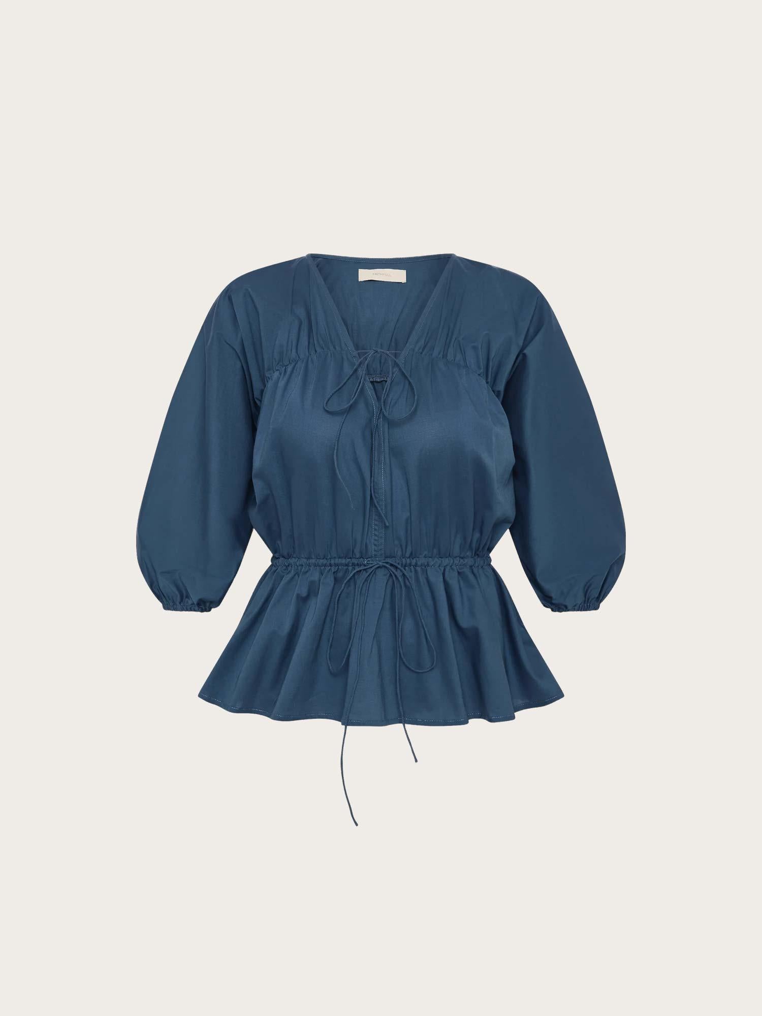 Sigrid Top - Vintage Navy