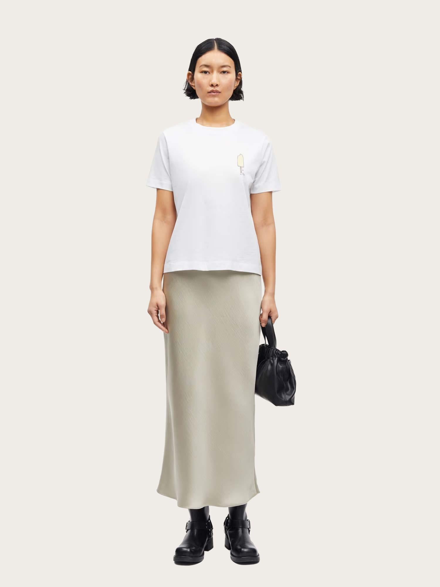 Saagneta Long Skirt - Agate Gray
