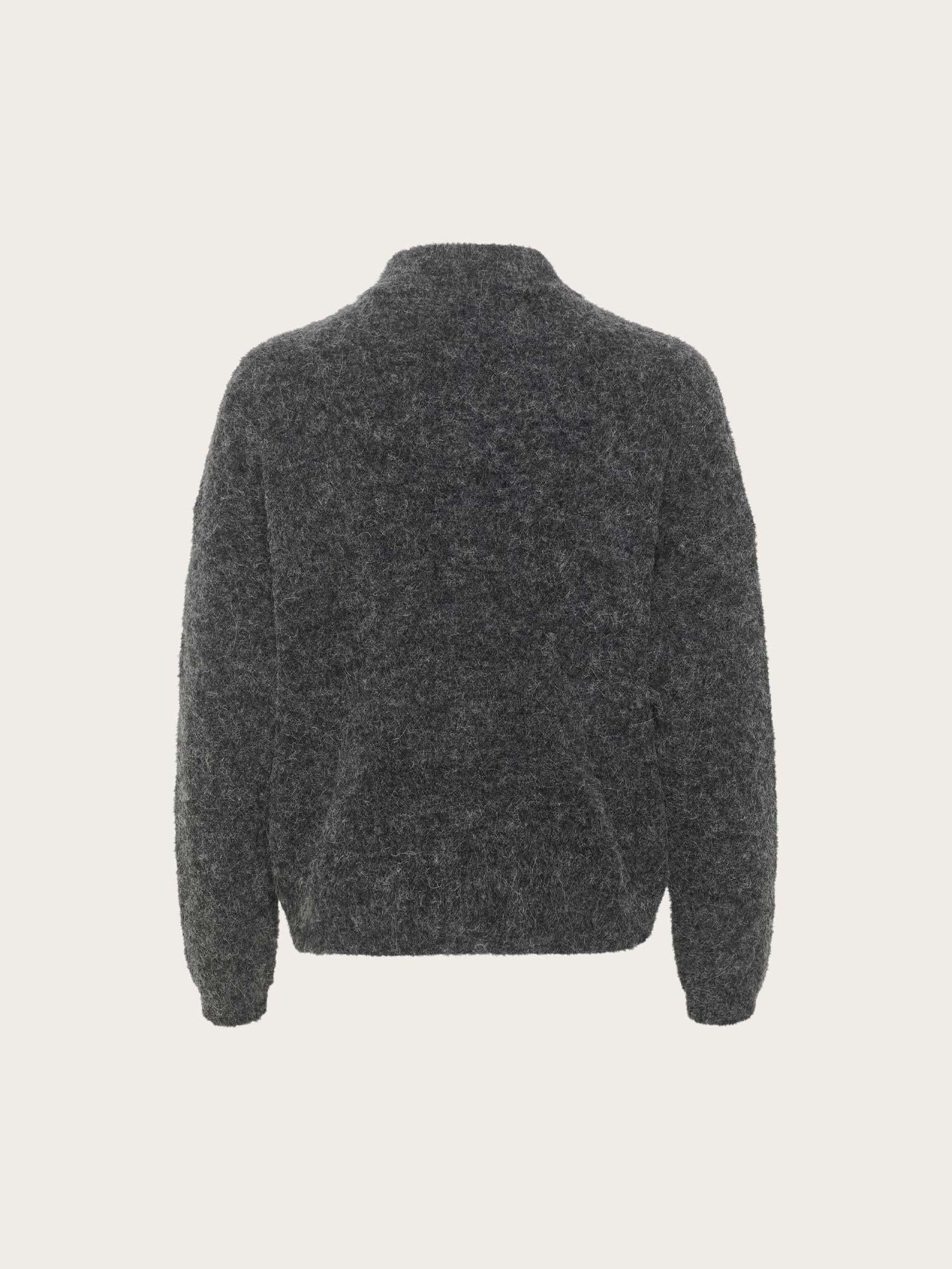 Alpha Short Cardigan - Charcoal Melange