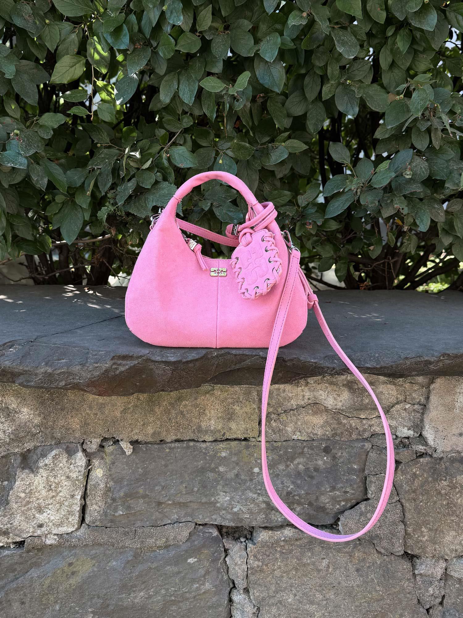 Hobo Mini Suede - Pink Nectar