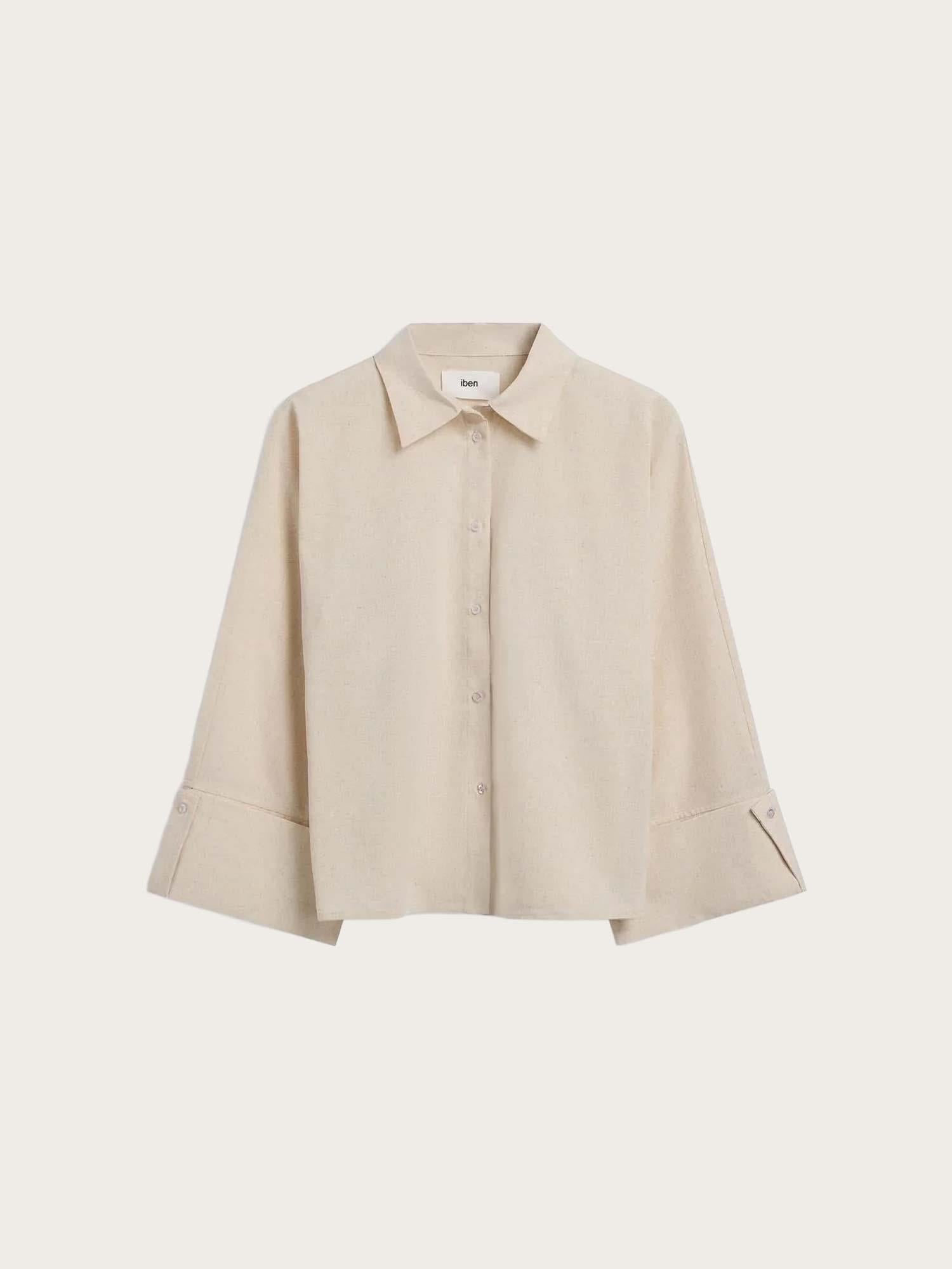 Atari Linen Shirt - Raw Beige