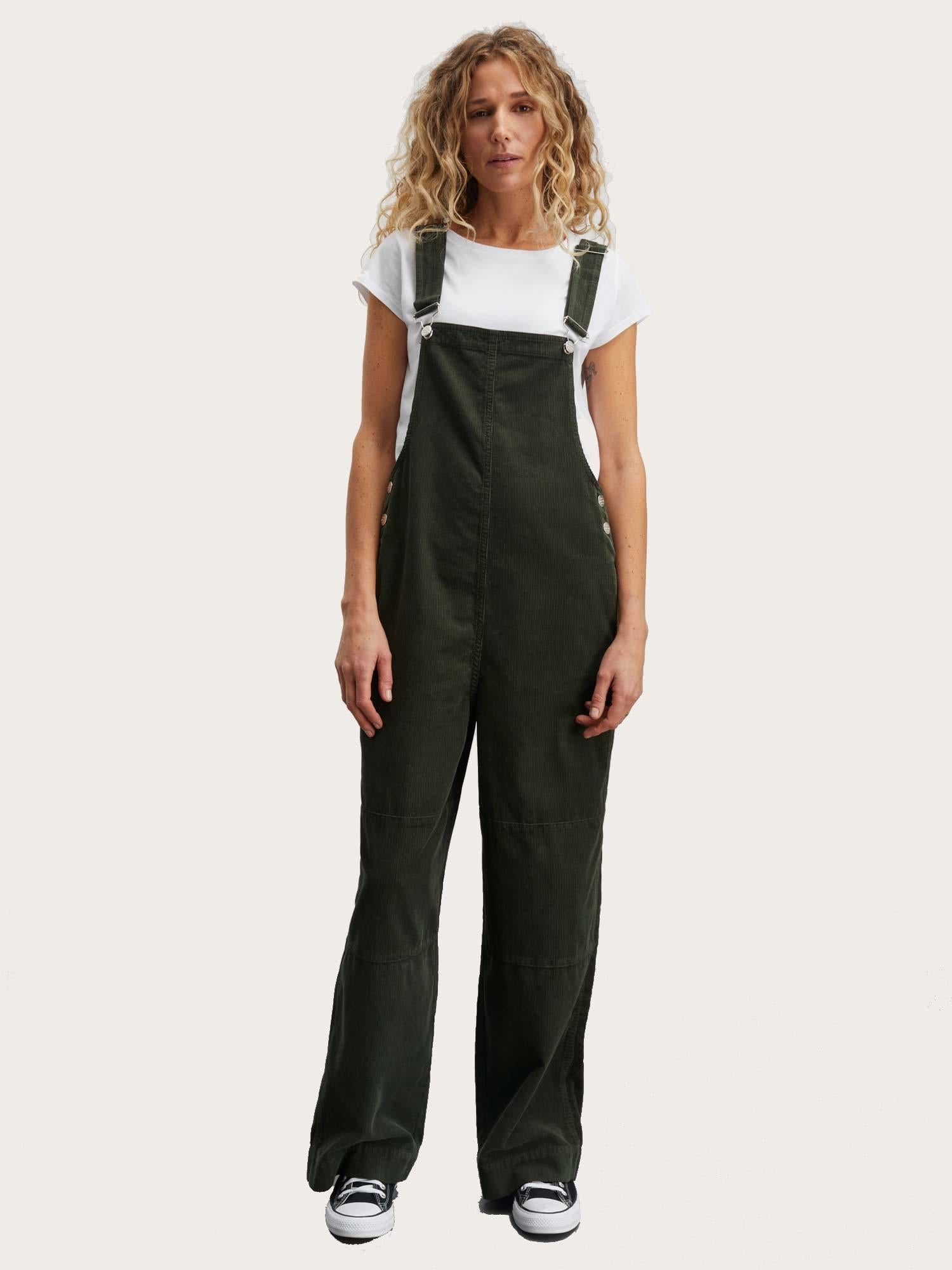 Mini Cord Finn Overalls - Rosin