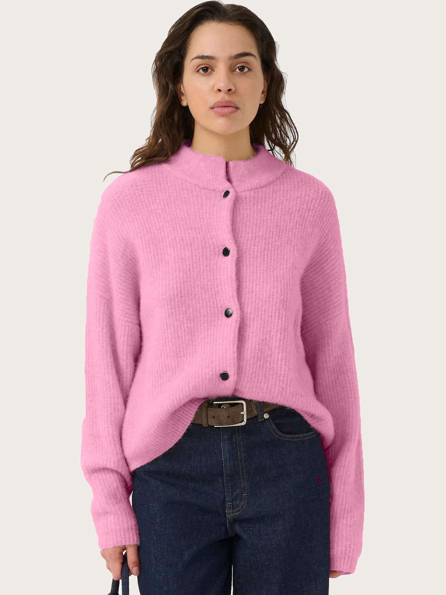 Alpha Short Cardigan - Begonia Mélange