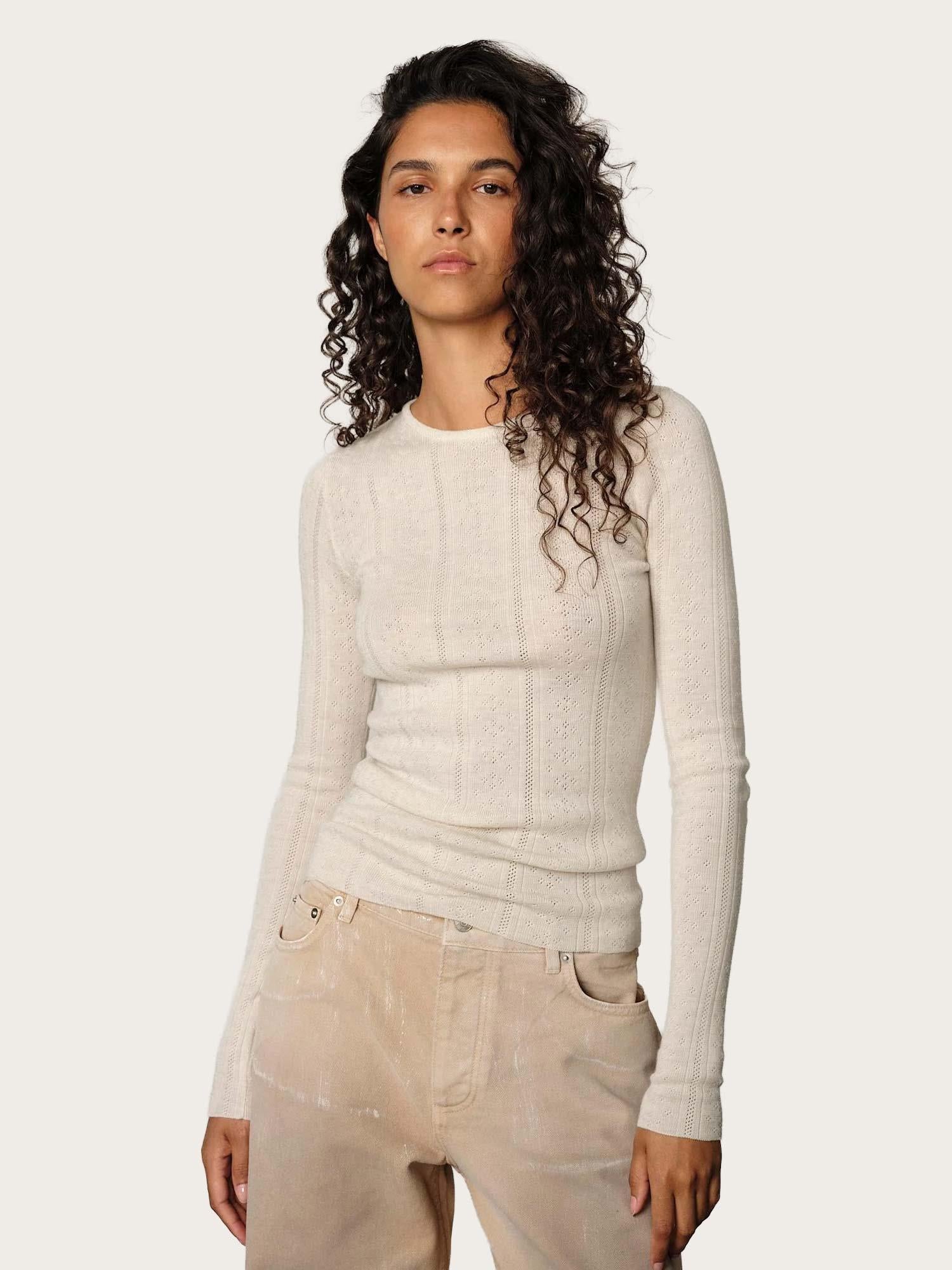 Camp Knit Blouse - Off White