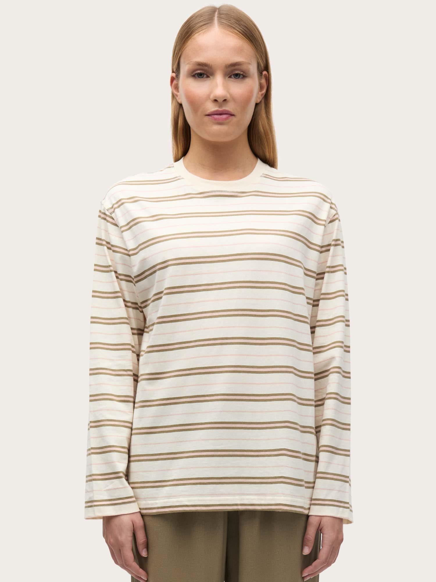 Enkulla LS Stripe - Rose Cream Stripe