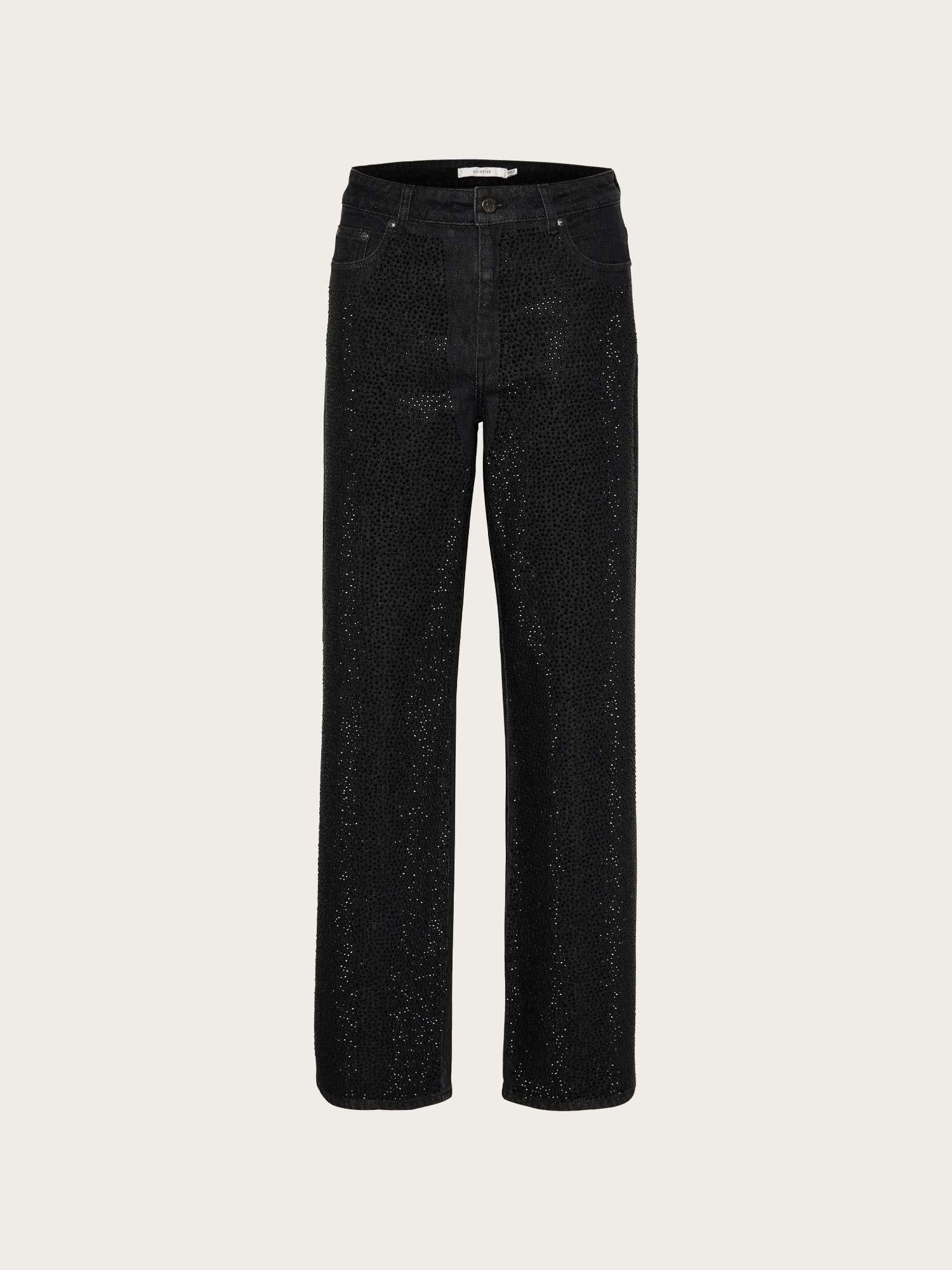 Zorah MW Jeans - Dark Black Wash