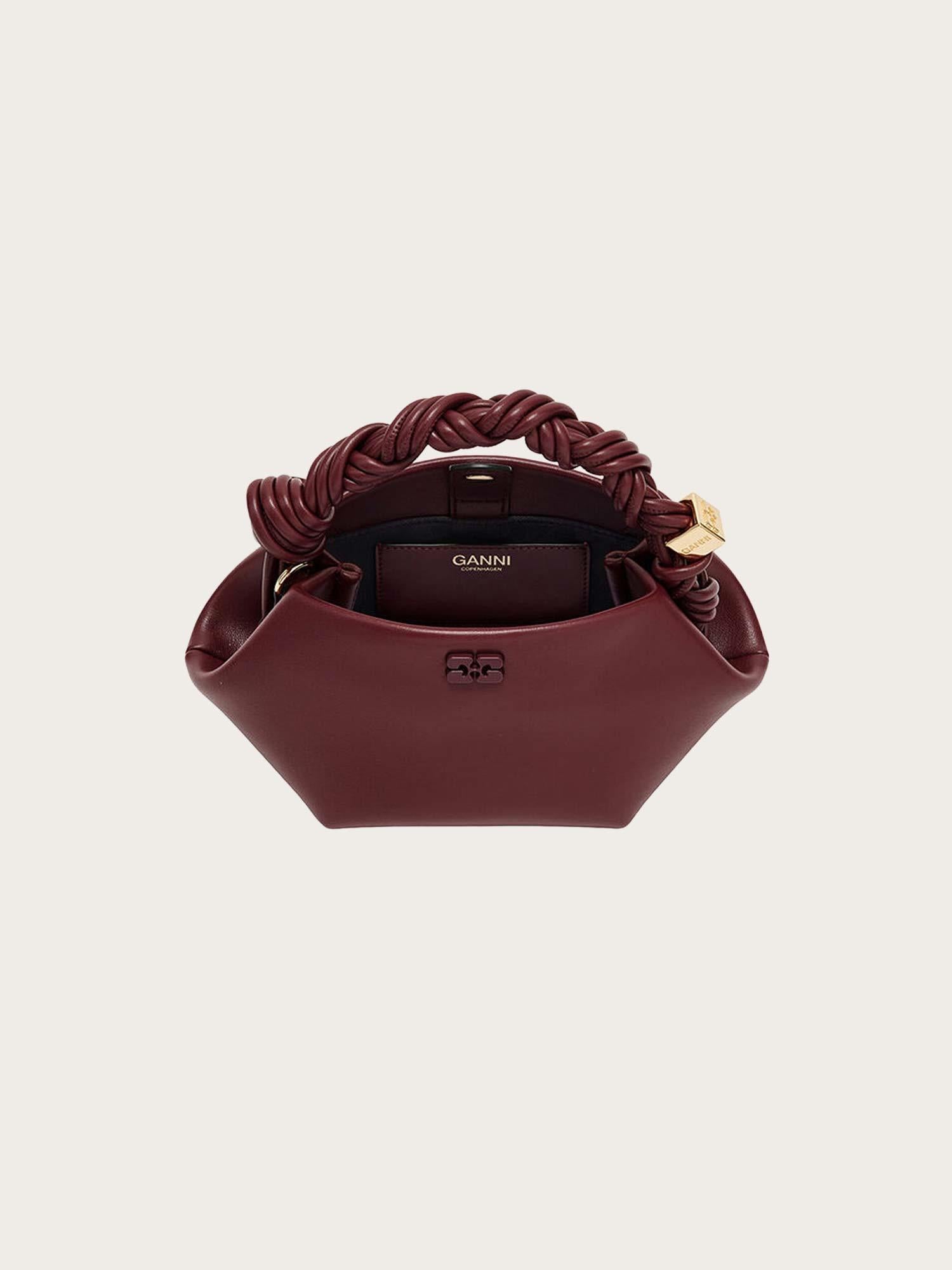 Ganni Bou Bag Mini - Burgundy