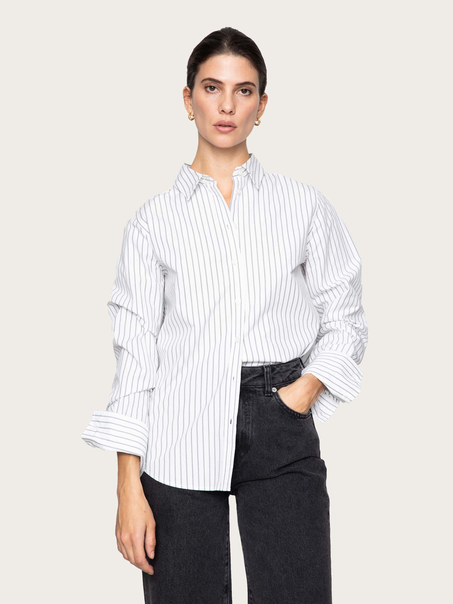 Fritila Shirt - Black Stripe