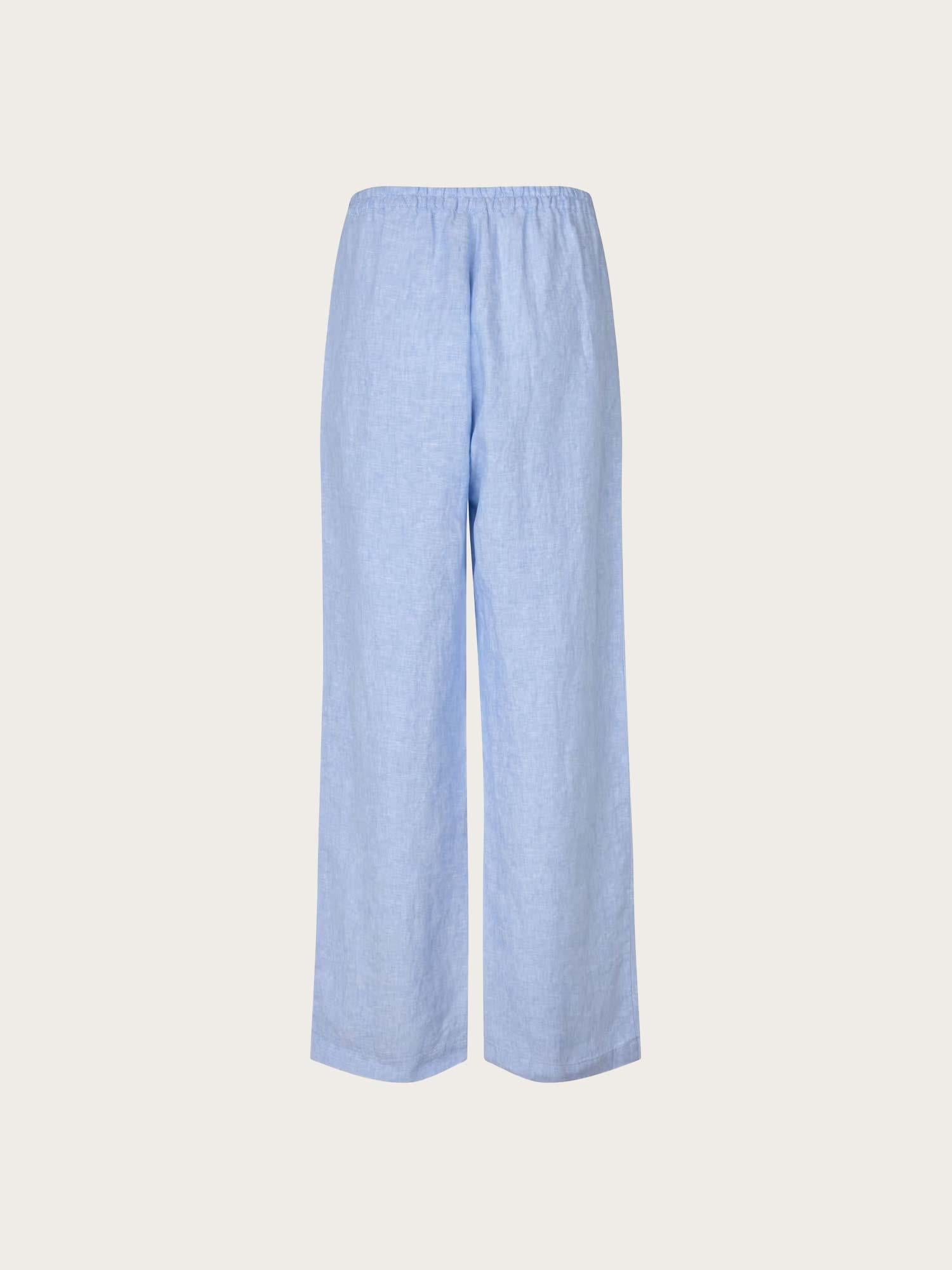 Satoves Trousers - Bel Air Blue Melange