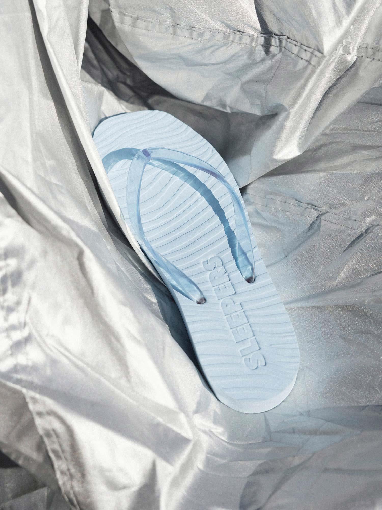Tapered Platform - Transparent Blue