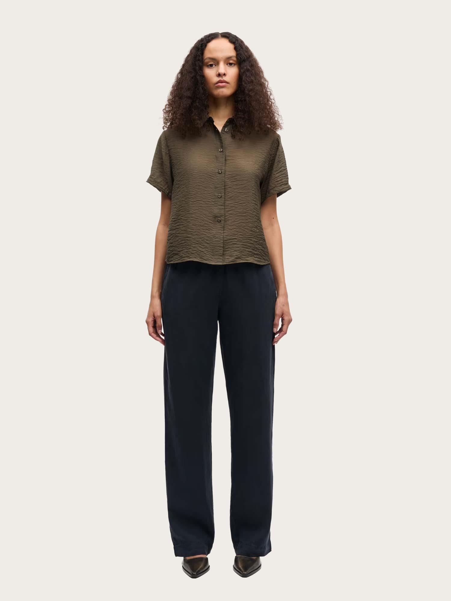 Saminna SS Shirt - Deep Forest