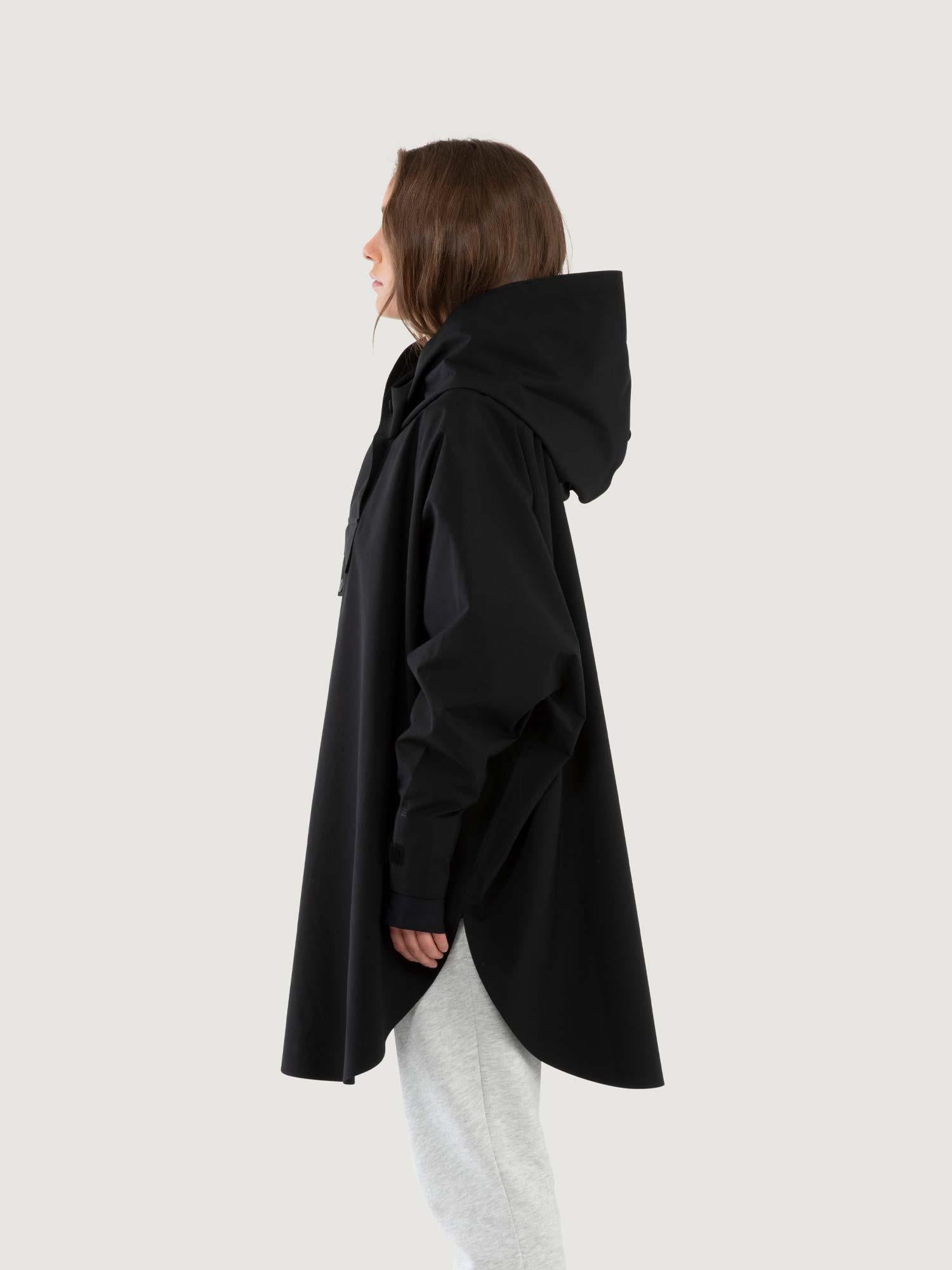 Bergen Poncho - Black