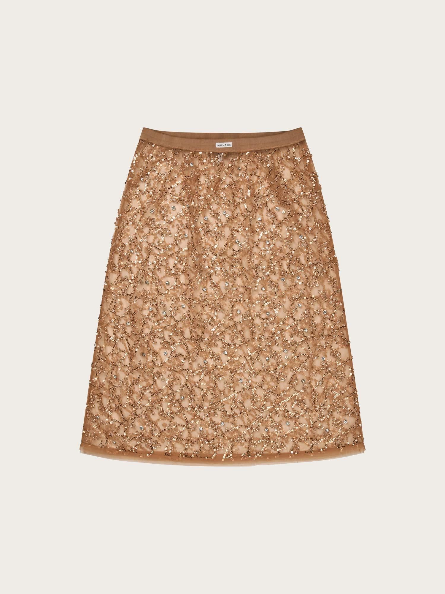 Ninia Skirt - Old Brass