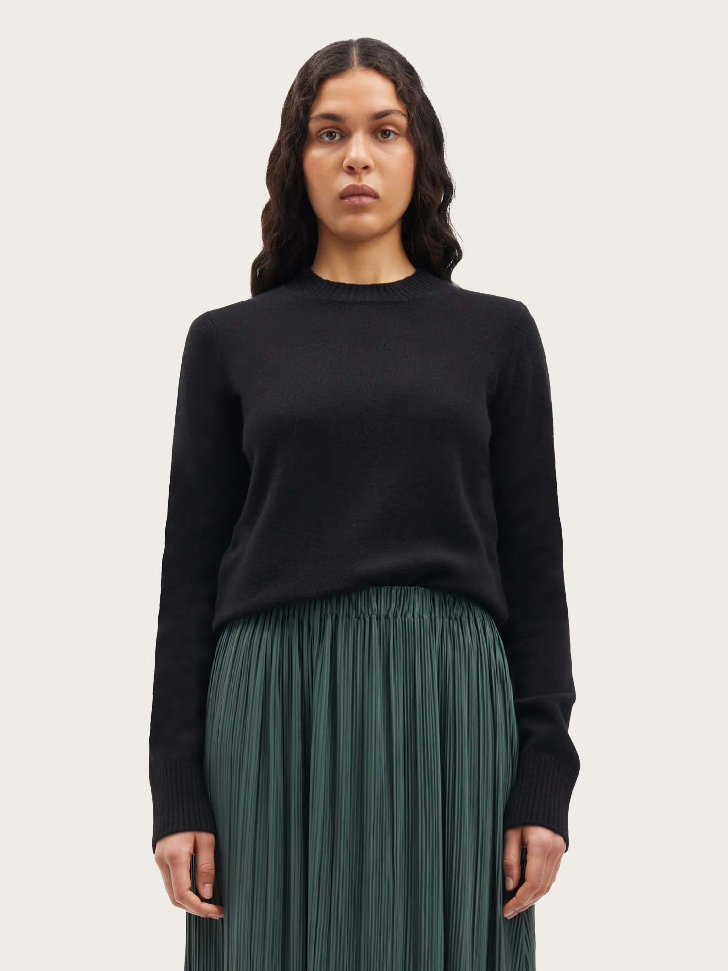 Charlotte Knit Sweater - Black