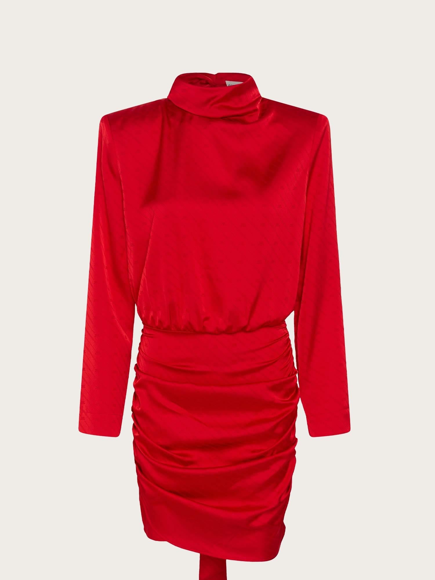 Barbie X Gestuz Teresa Short Dress - Barbados Cherry