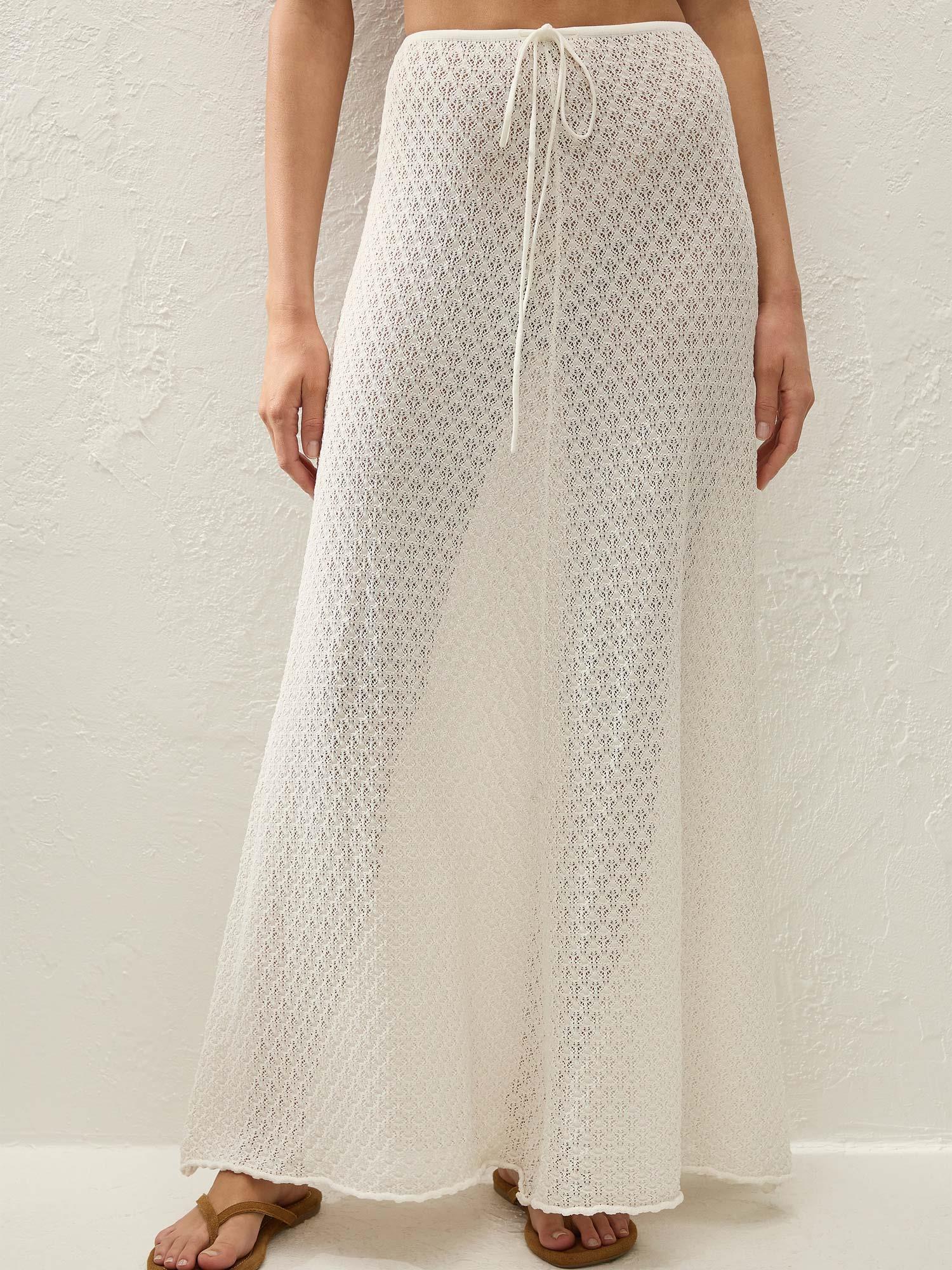 Lenna Skirt - Vintage White