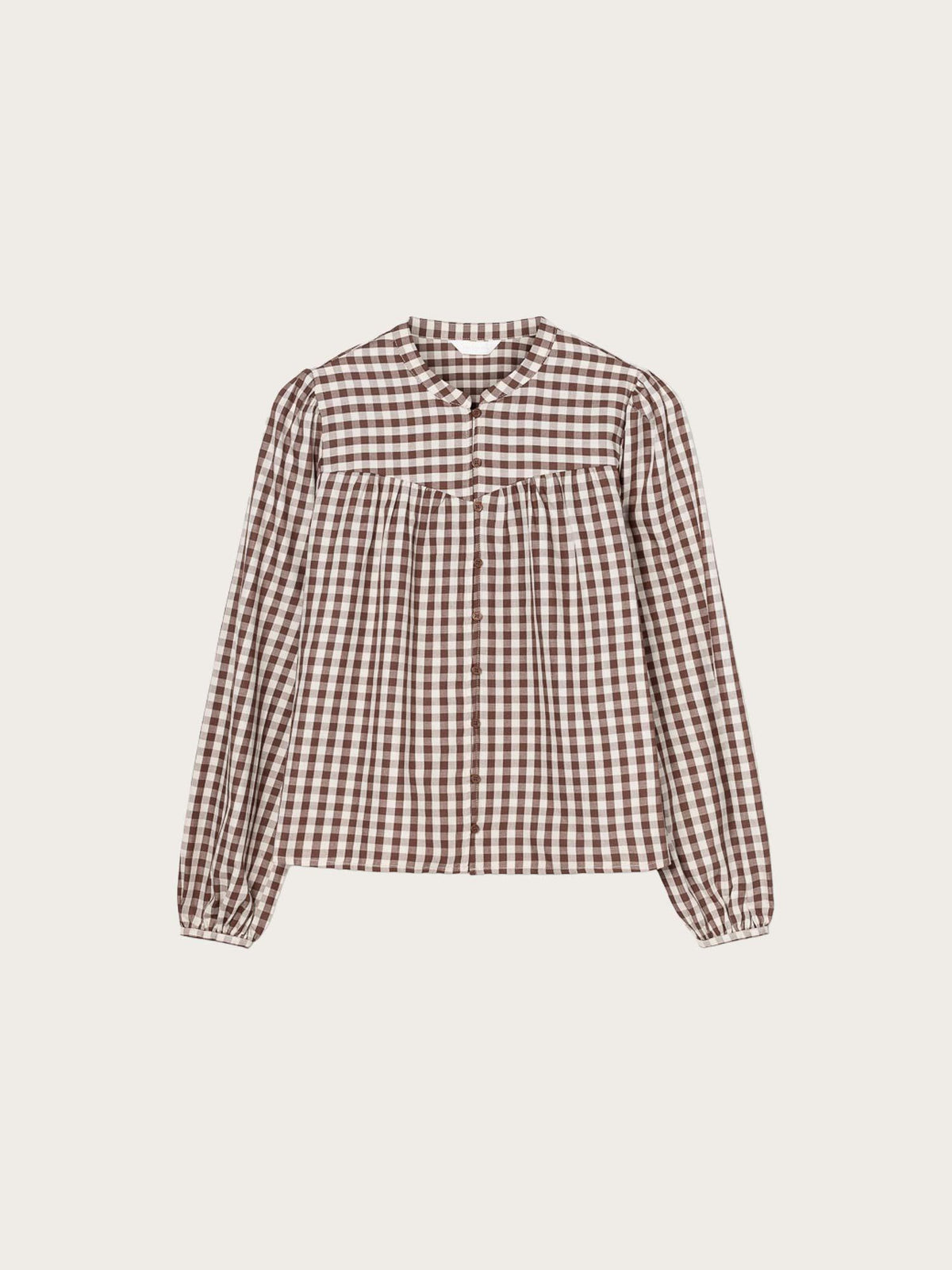 Bellier Blouse - Brown Check