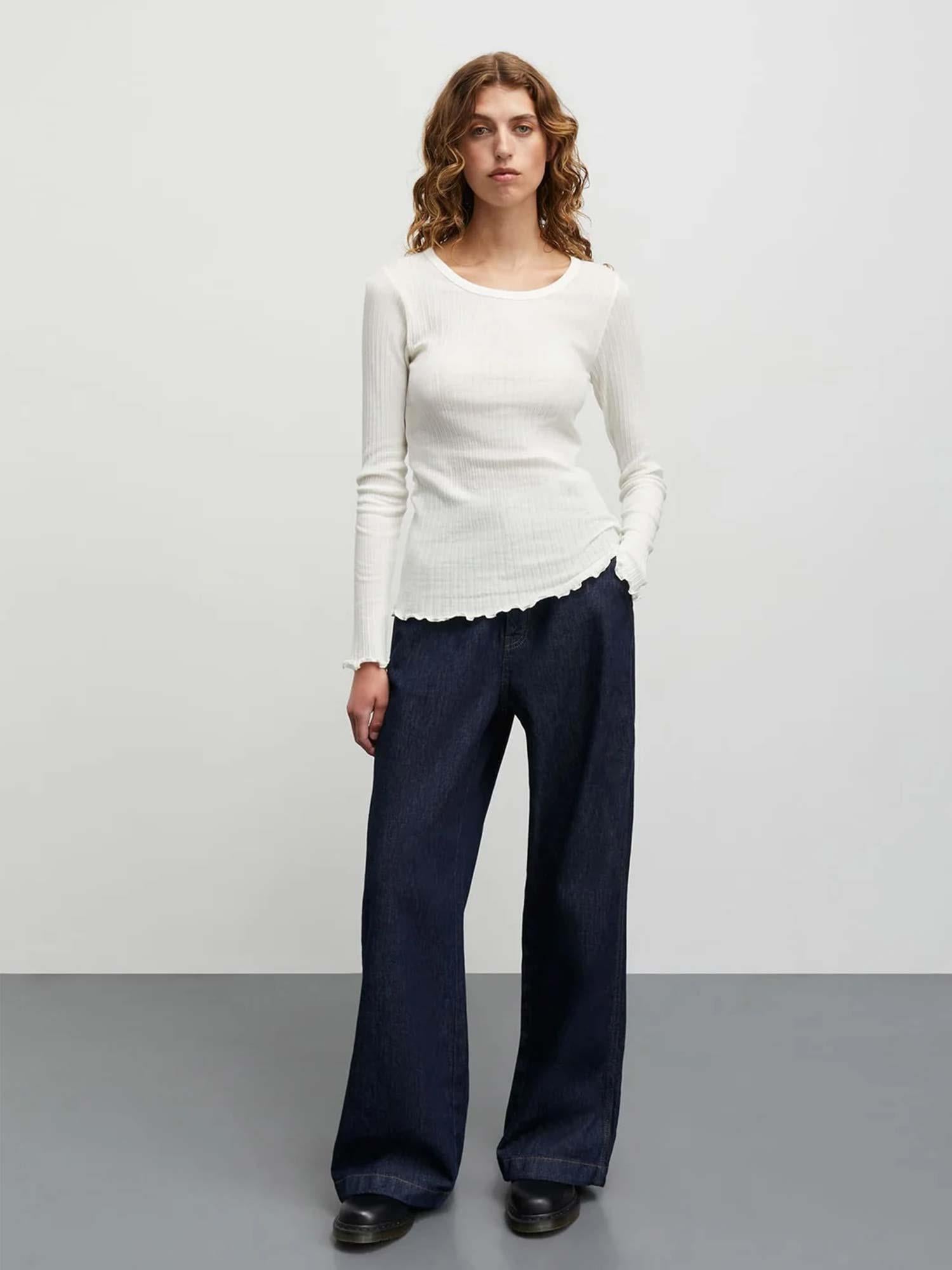 Cosy Denim Sotem Pants - Dark Indigo