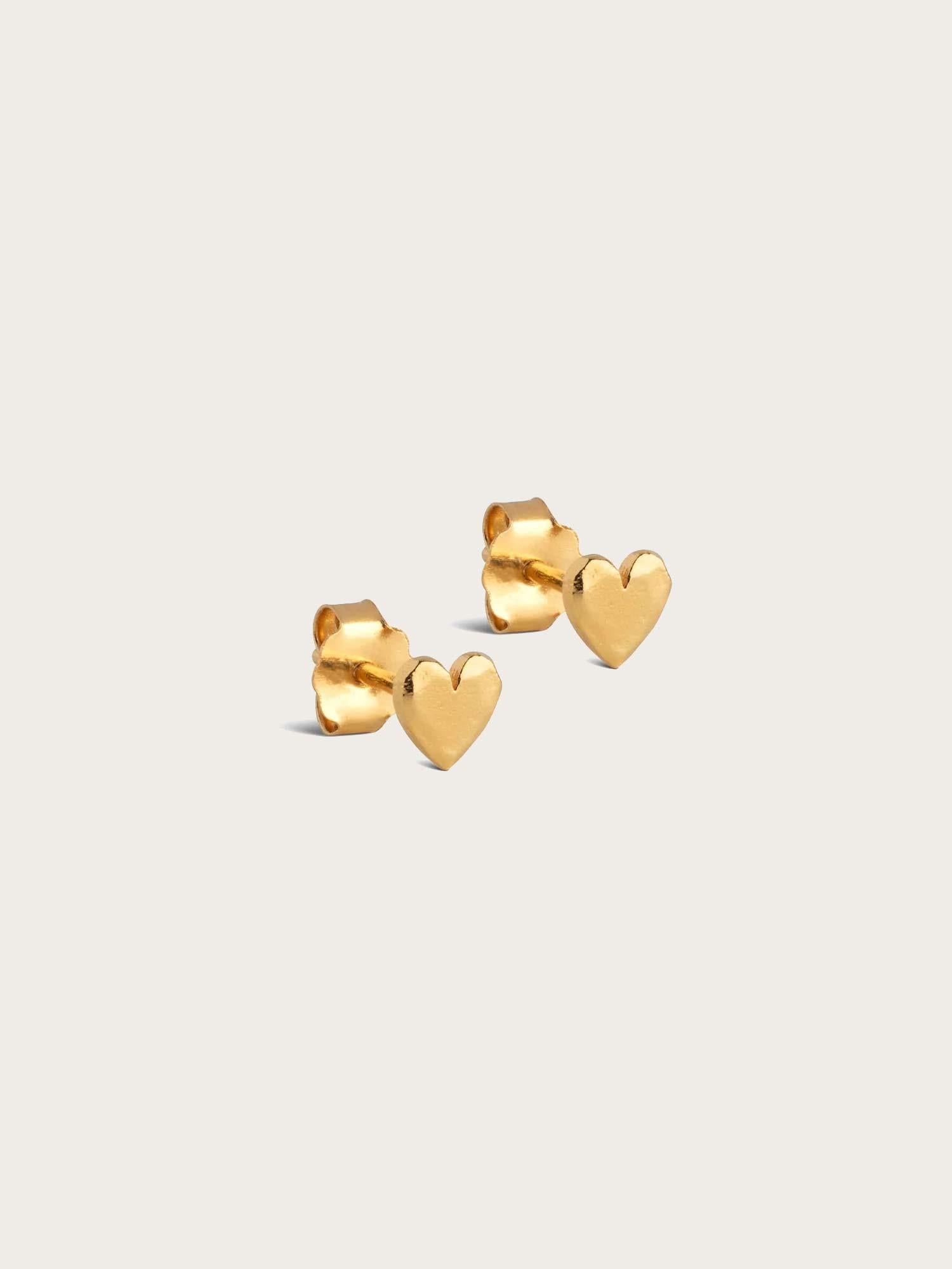 Studs Heart - Gold