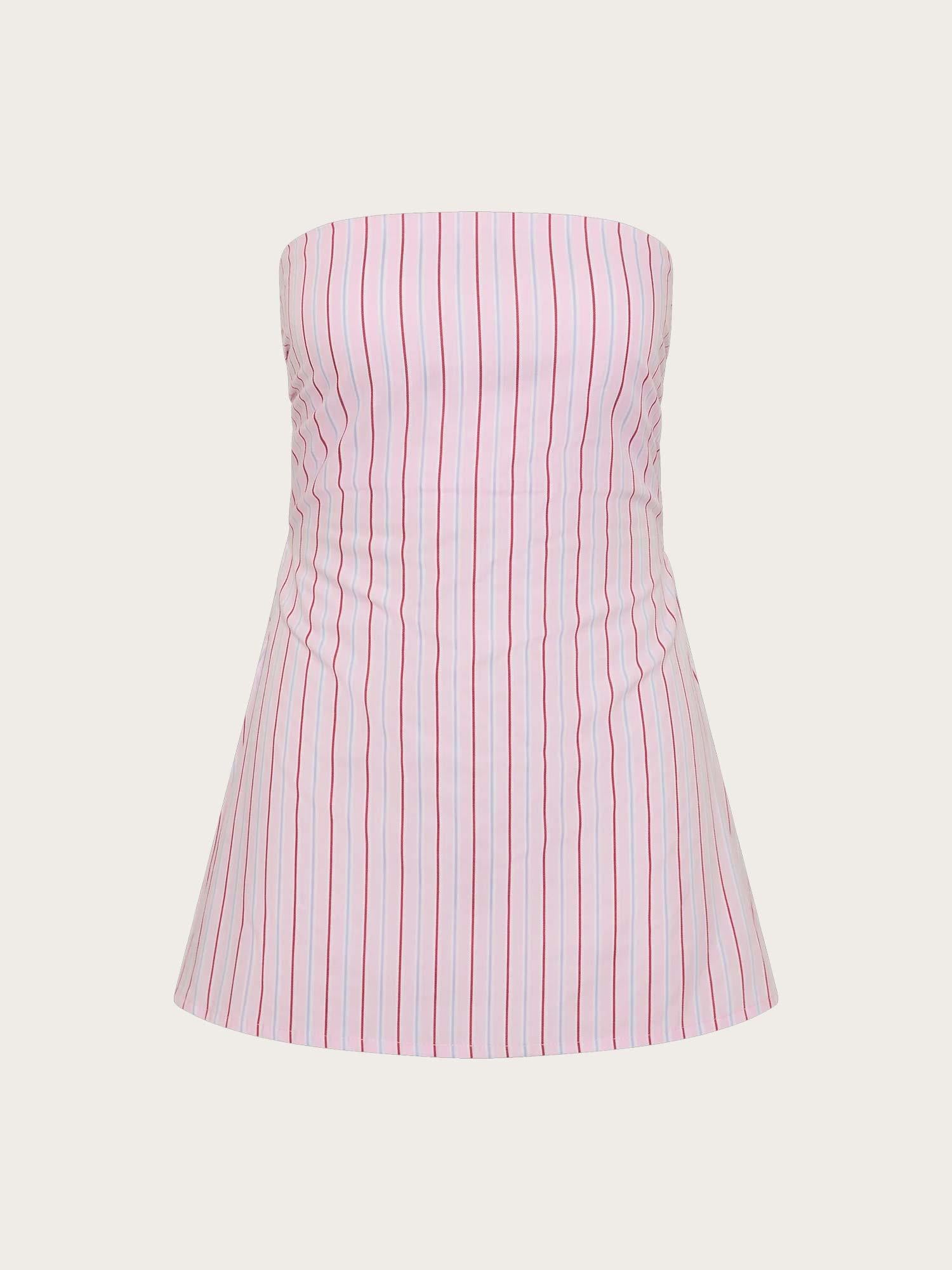 Isole Top - Fiori Stripe Palazzo