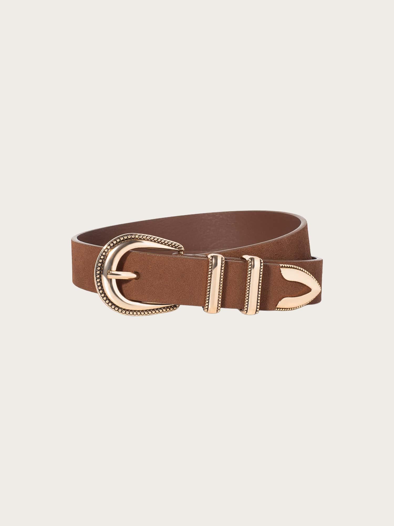 Aubrey Belt - Brown Gold