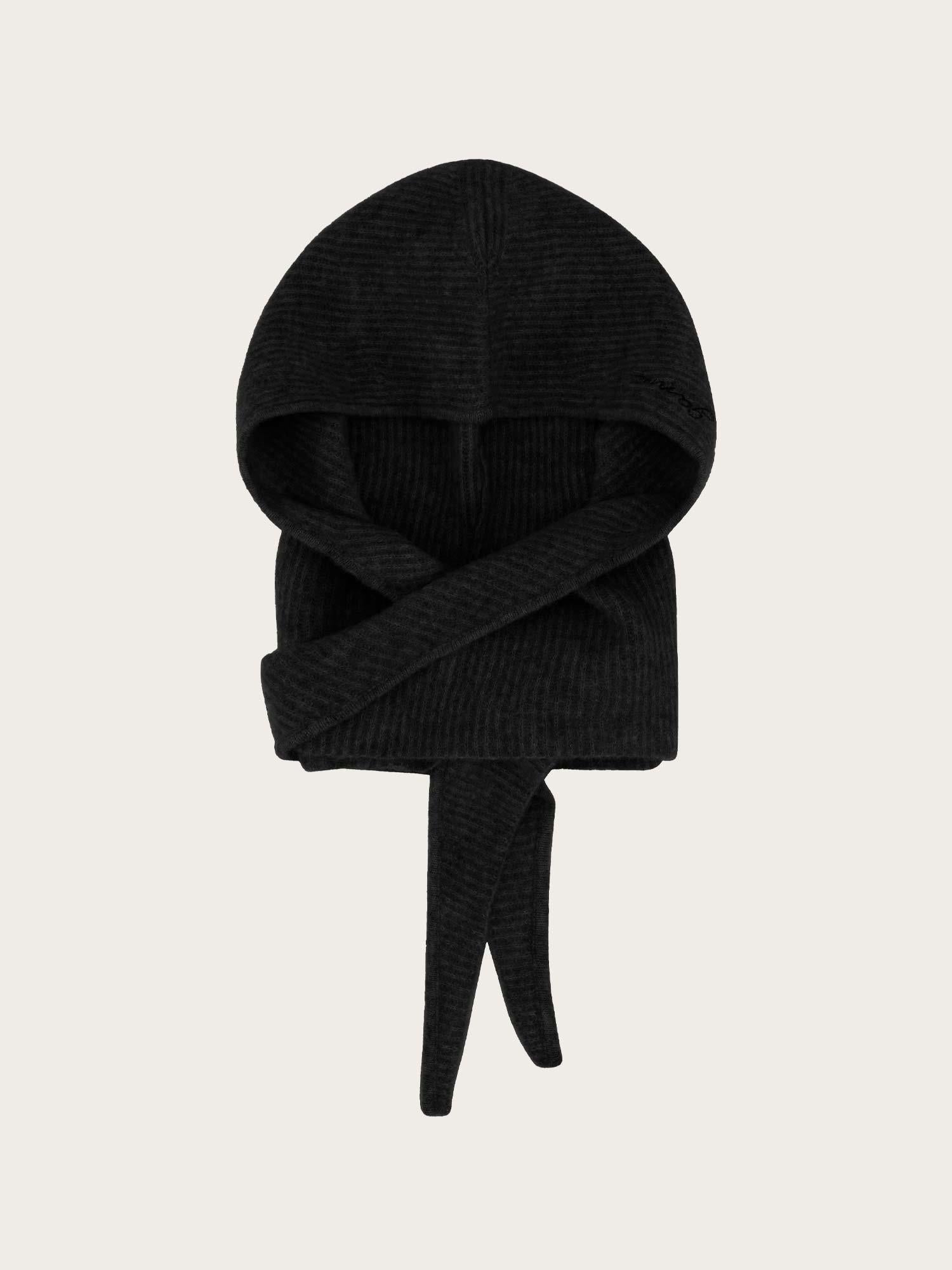 A6223 Soft Wool Balaclava - Black