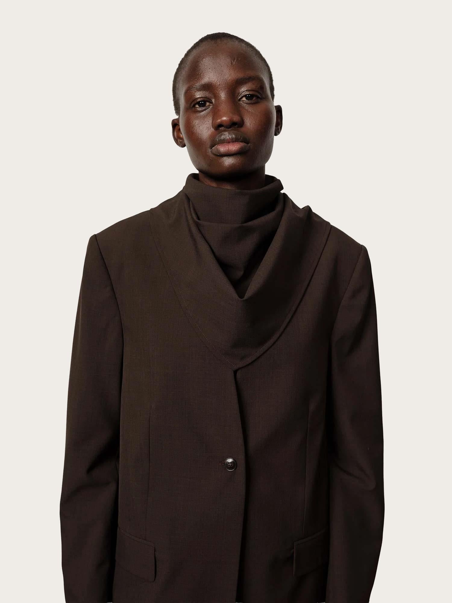 Liv Scarf - Coffee Brown